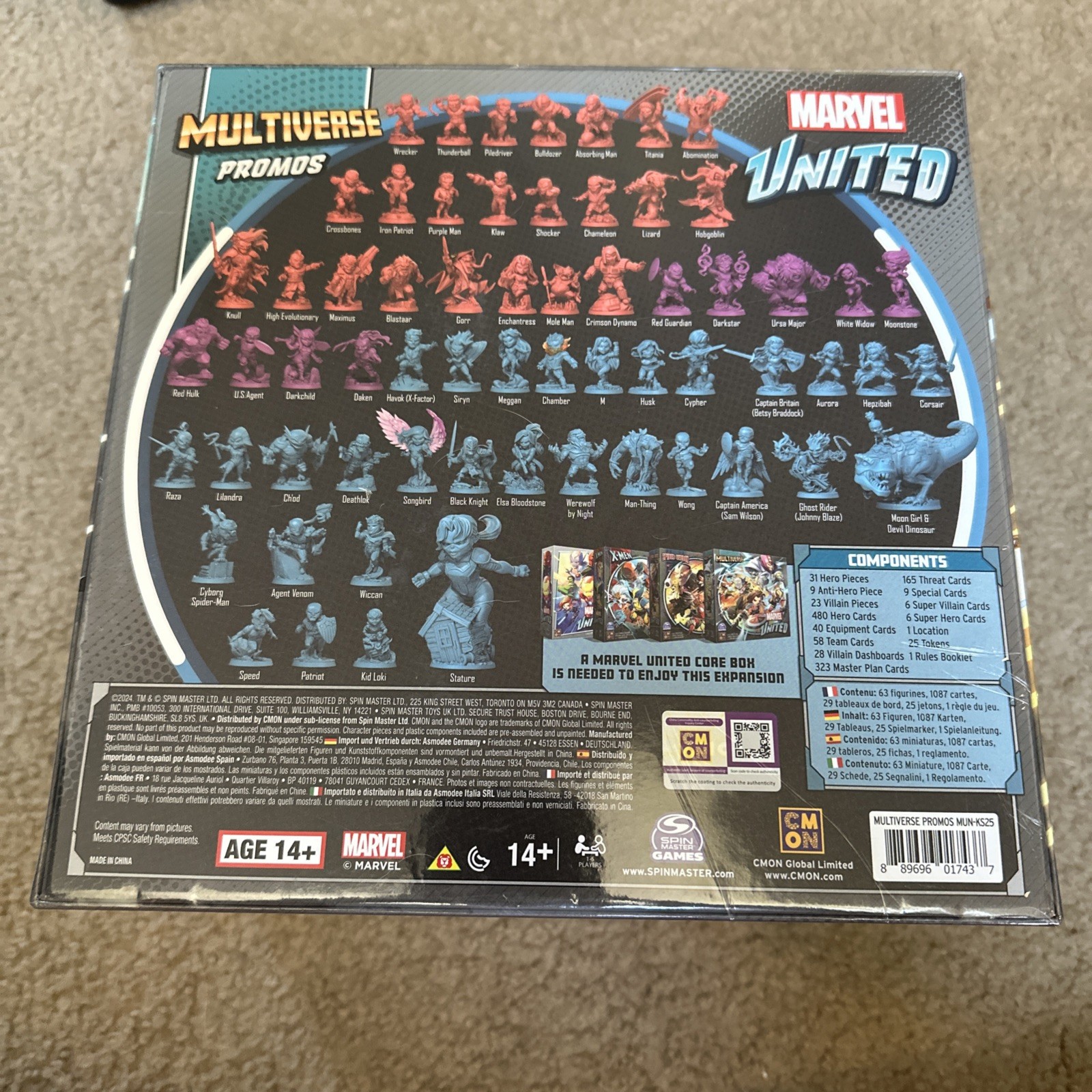 Marvel United Multiverse Promo Box (Kickstarter Exclusive) MUN-KS25