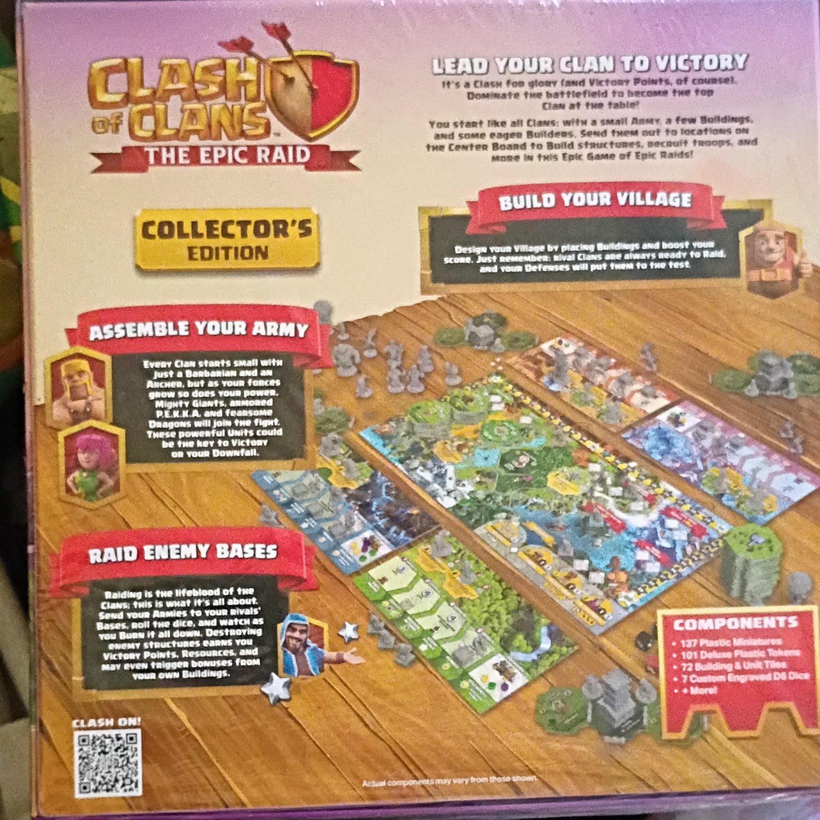 Maestro Clash of Clans: The Epic Raid Collector’s Edition Board Game 2+ 12+