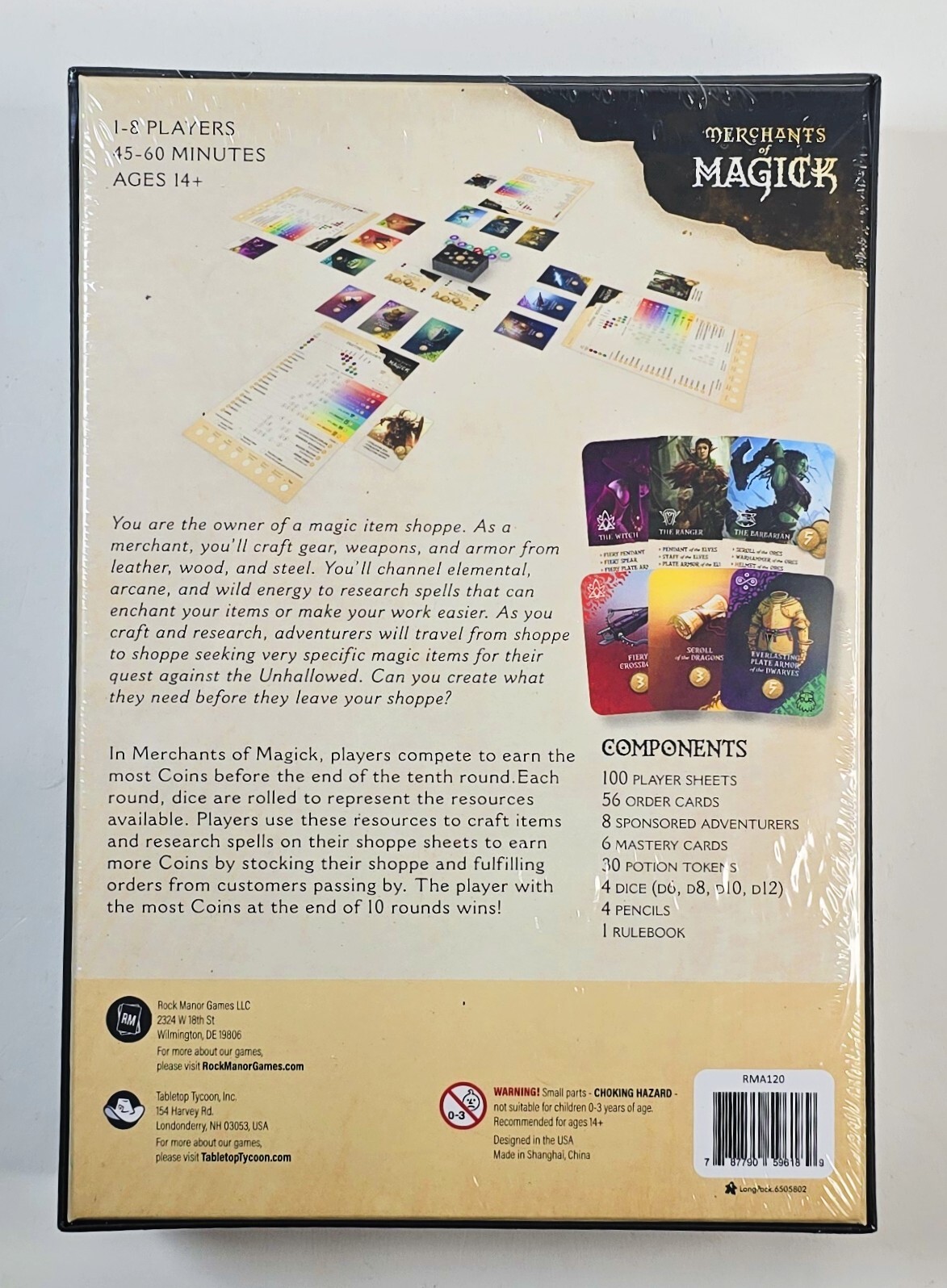 Merchants of Magick: A Set a Watch Tale Base Game – SEALED