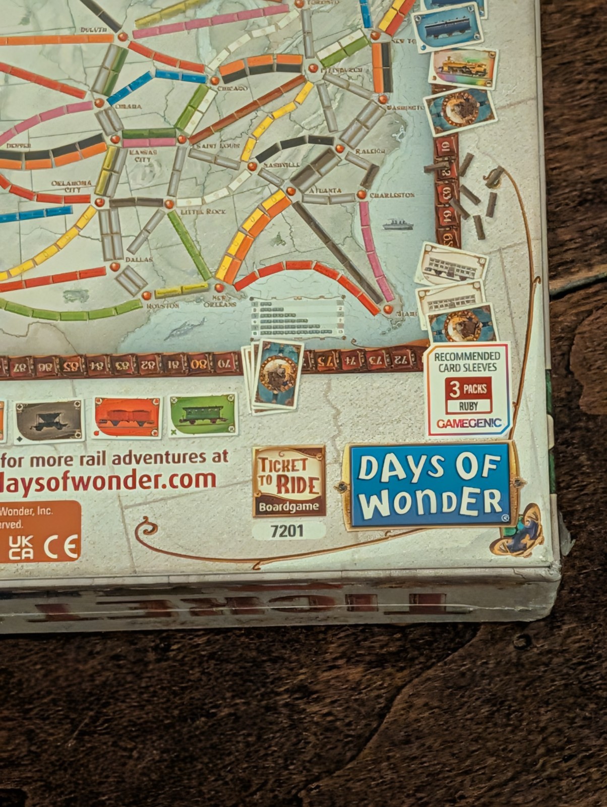 Ticket to Ride Board Game By Days of Wonder – NEW Shrink Wrapped Unopened