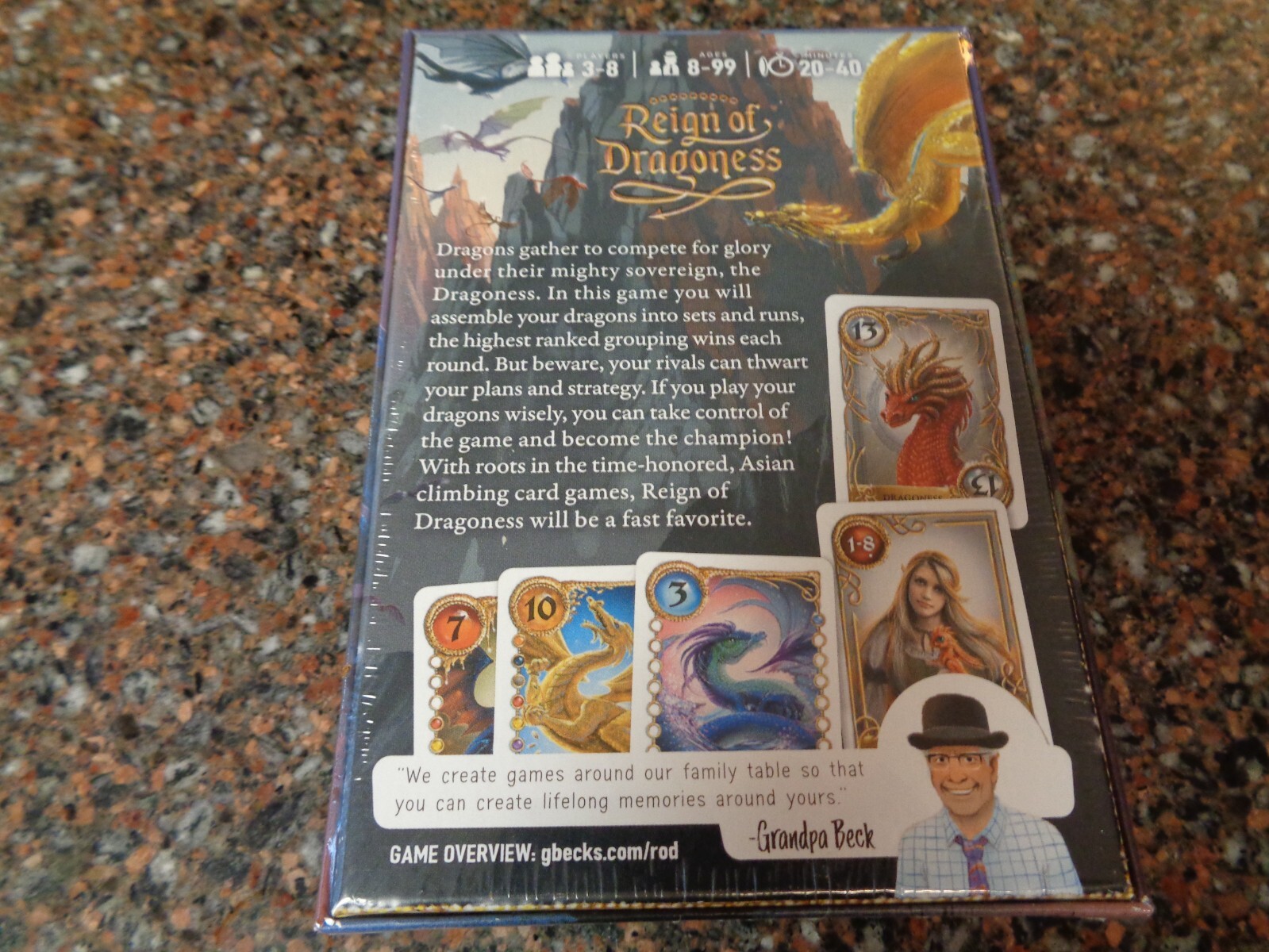 Reign of Dragoness Card Game (Sealed, Brand New) Grandpa Beck’s Games