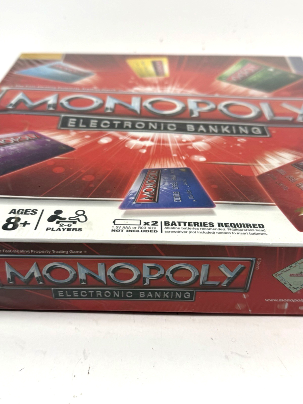 Factory Sealed Hasbro Parker Brothers Monopoly Electronic Banking Board Game
