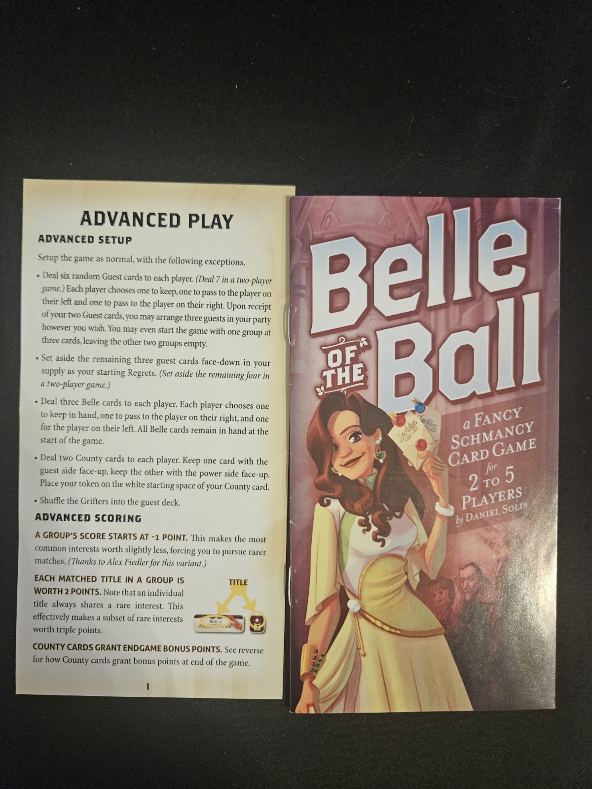Belle of the Ball A Fancy Schmancy Card Game | Family Board Game | Sealed Cards