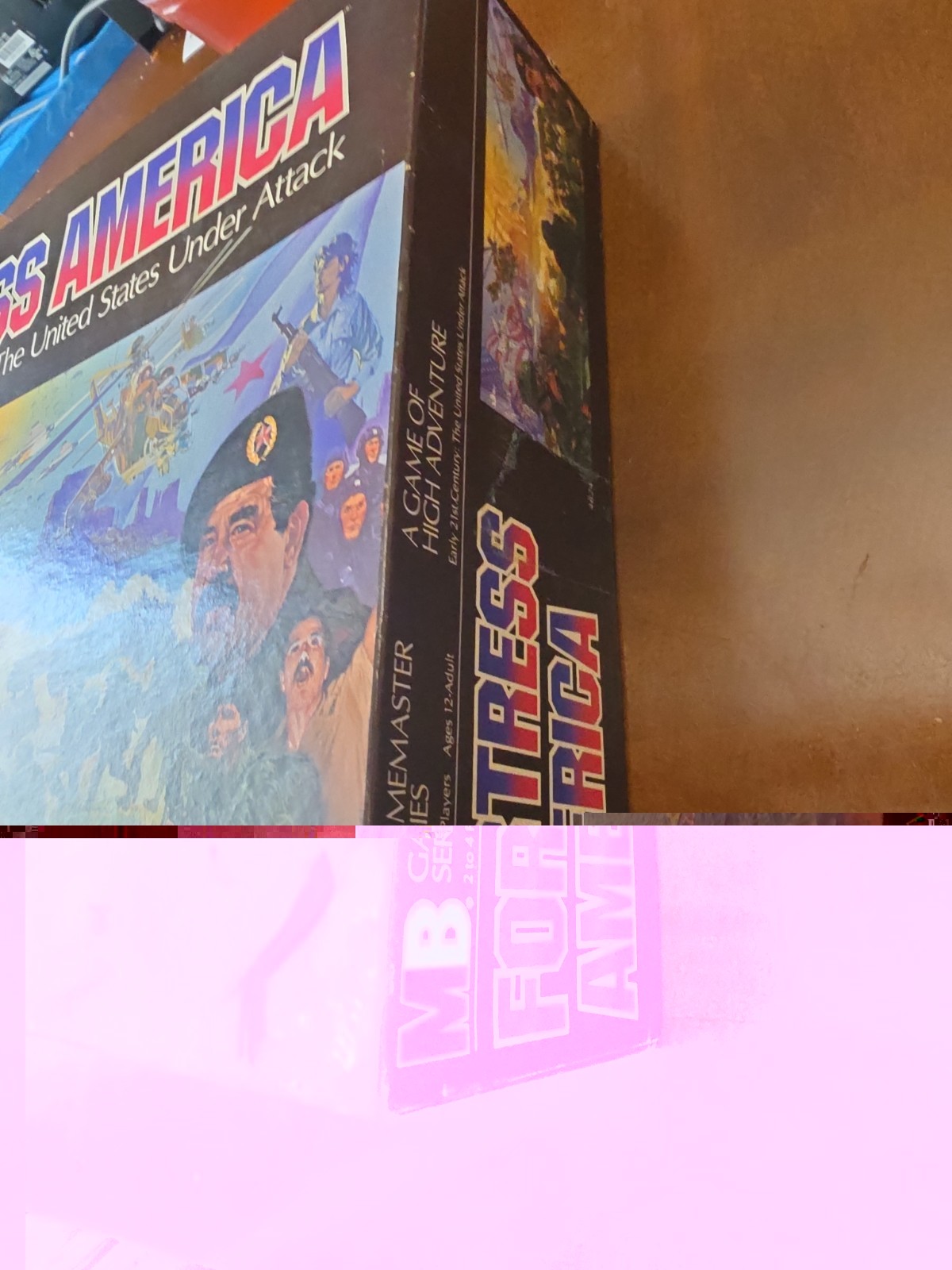 1986 Fortress America Game by Milton Bradley Complete Ready To Play Vintage War