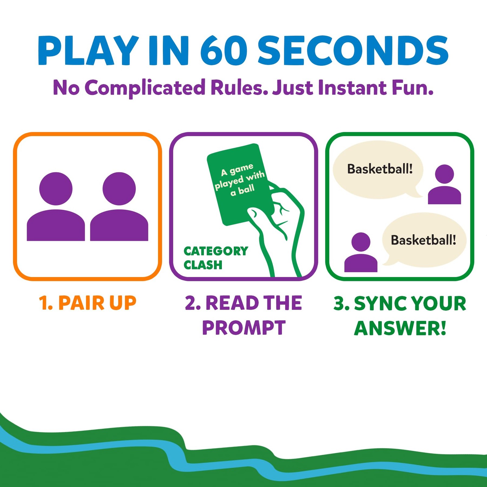 Sync or Sink – Hilarious Family Card Game for Kids, Teens & Adults, Fast-Pace…