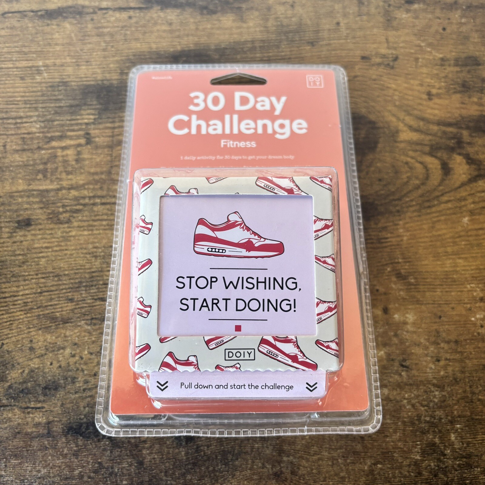 30 Day Fitness Challenge Card Game By DOIY – The Only Limit Is You – Brand New