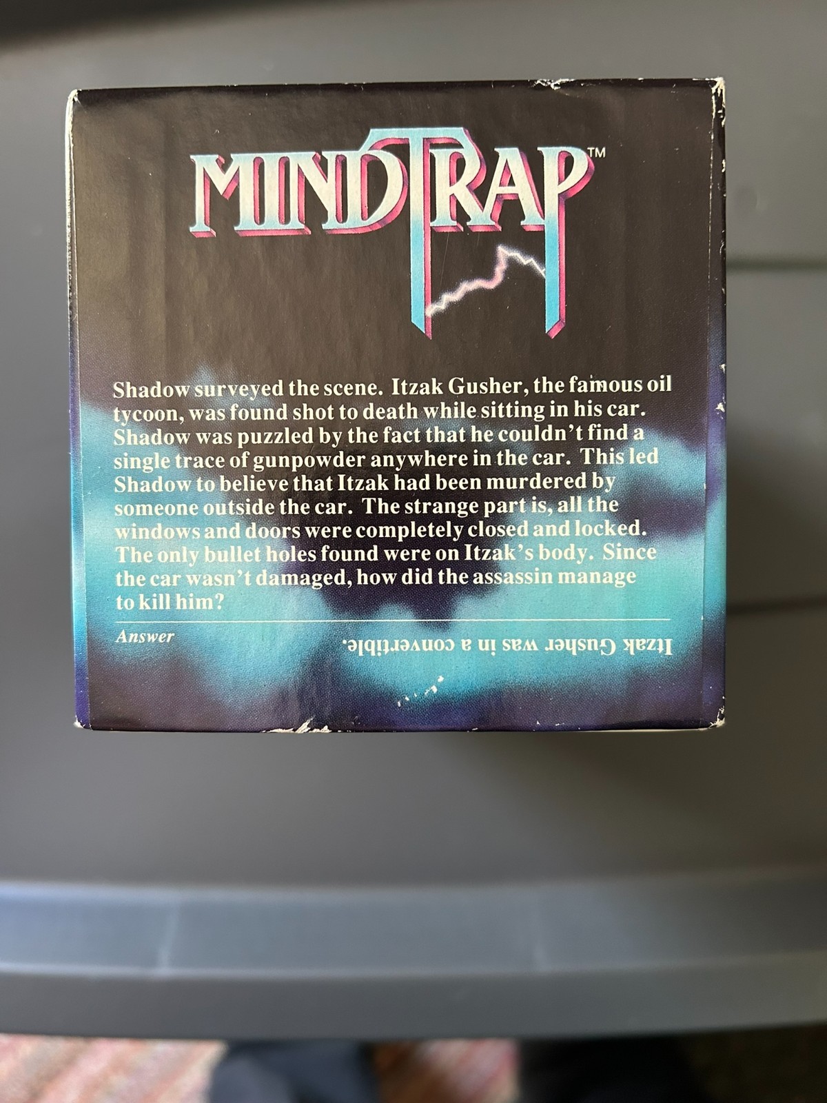 MindTrap (’96) and MindTrap II-Challenge Continues (’97) Lateral Thinking Puzzle