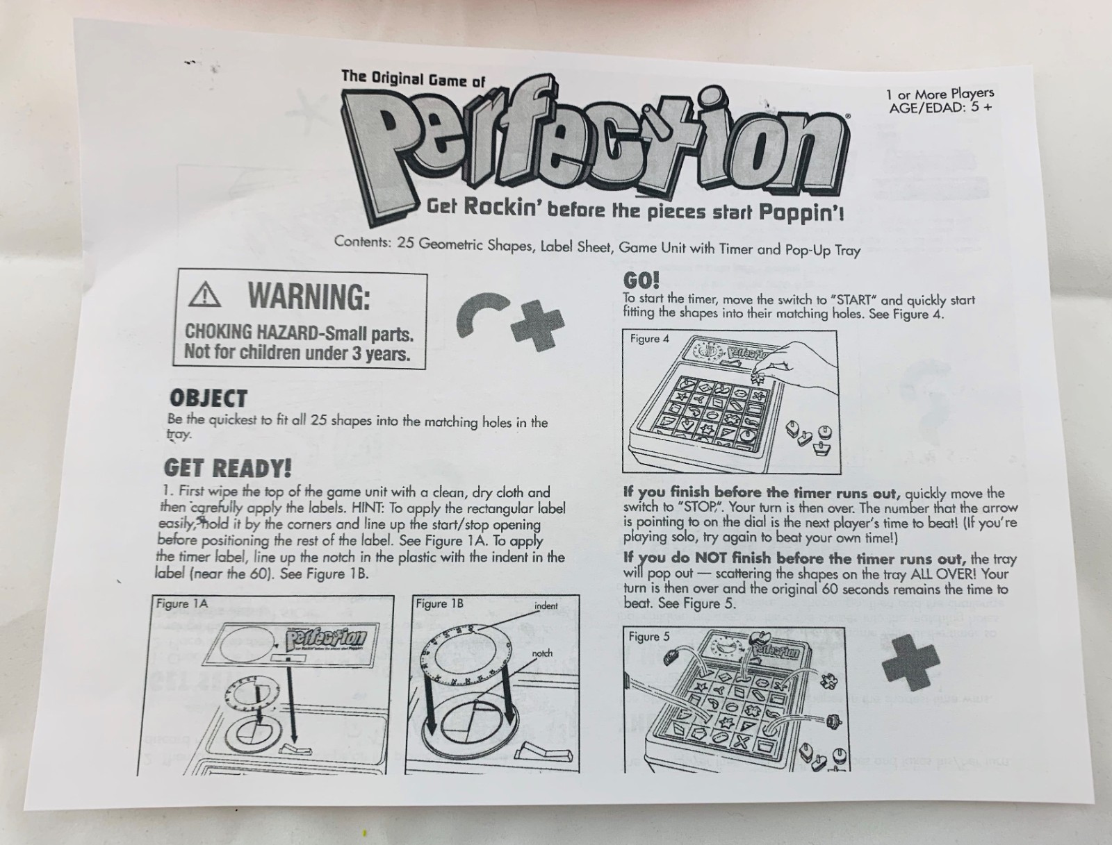 2003 Perfection Game by Milton Bradley Complete, Working in Great Cond FREE SHIP
