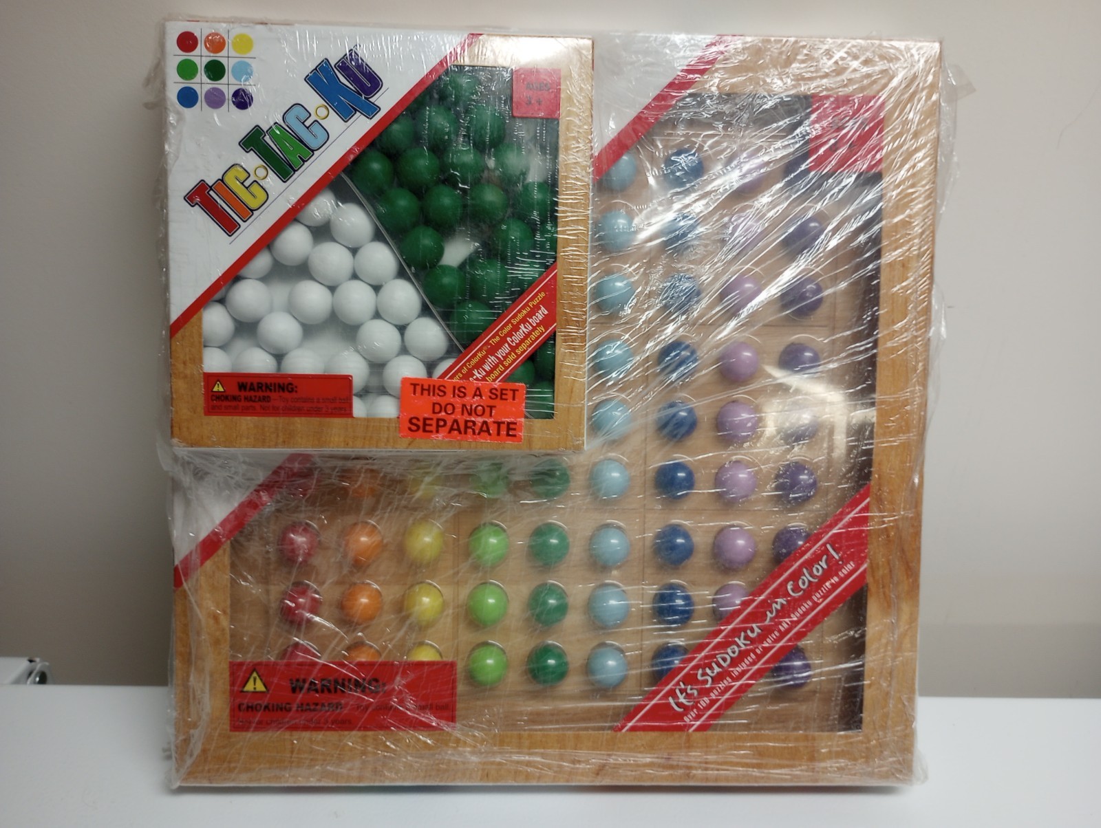 Colorku Wooden Suduko Color Puzzle with Extra Add On Marbles