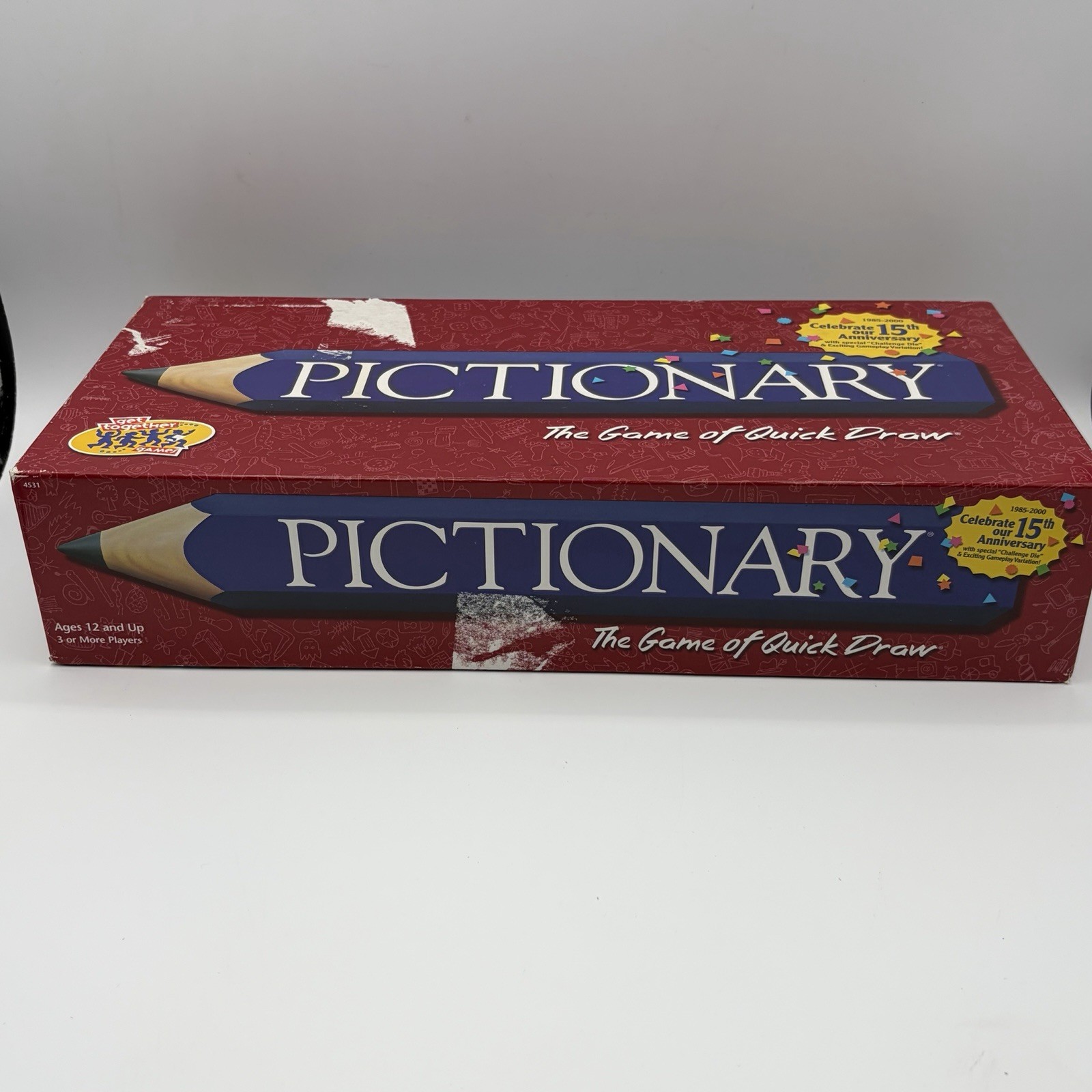 Vintage 2000 Pictionary The Game Of Quick Draw Board Game – 100% Complete