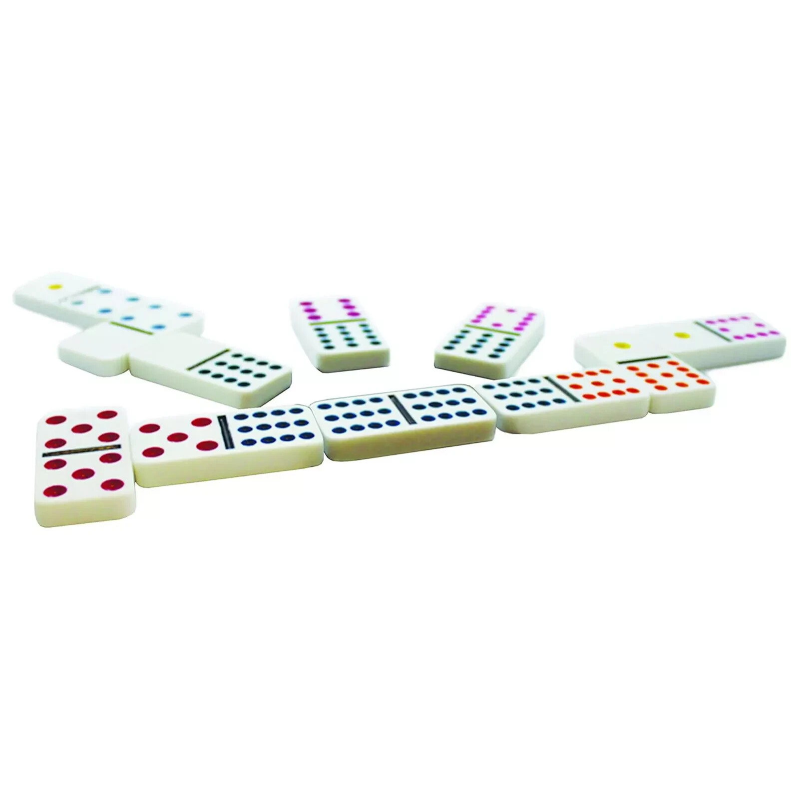 Classic 91 Numbered Domino Tiles Double 12 Dominoes in Tin Can- Classic Game