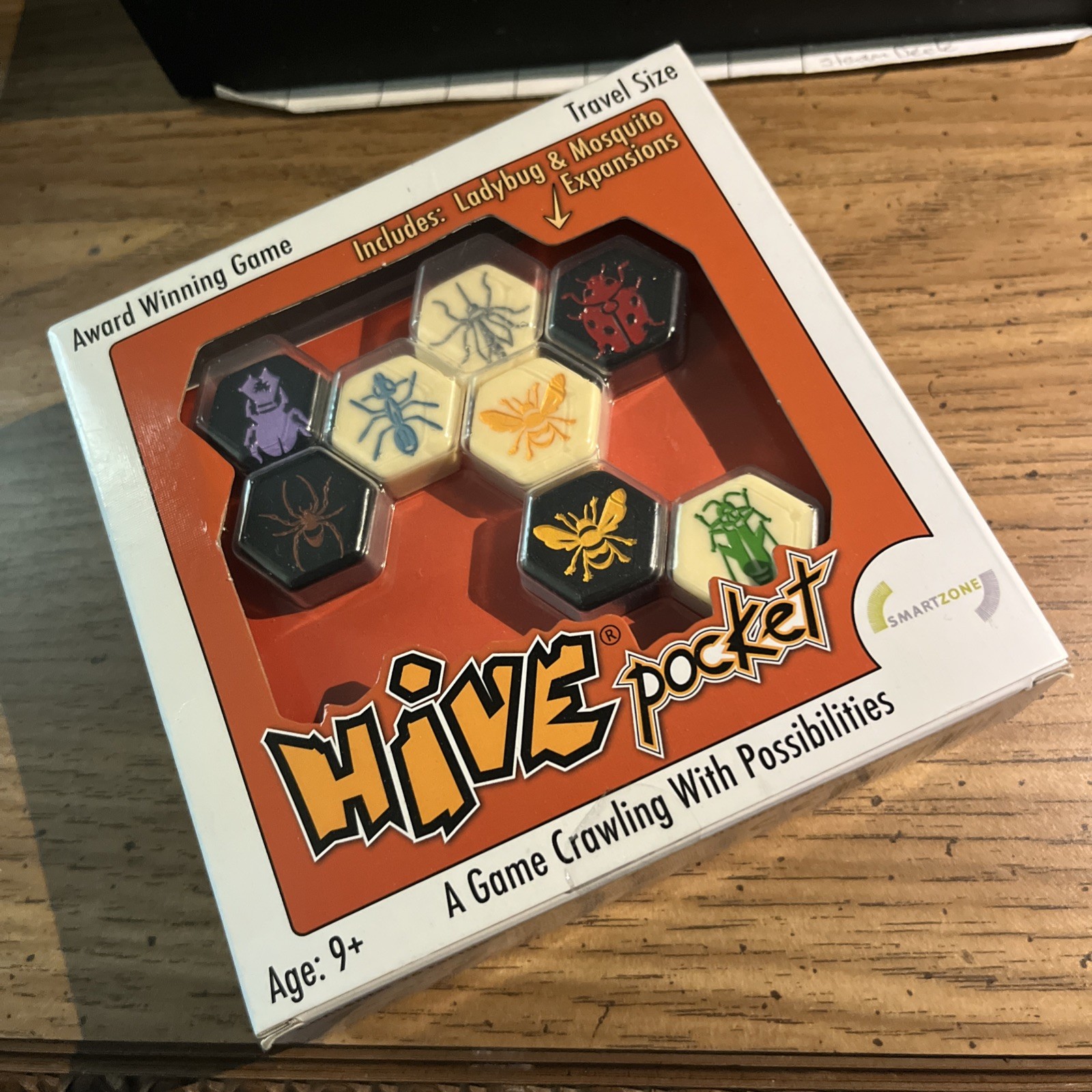 Hive Pocket Tile Board Game Travel Size Ladybug & Mosquito Expansion TCI013 NEW