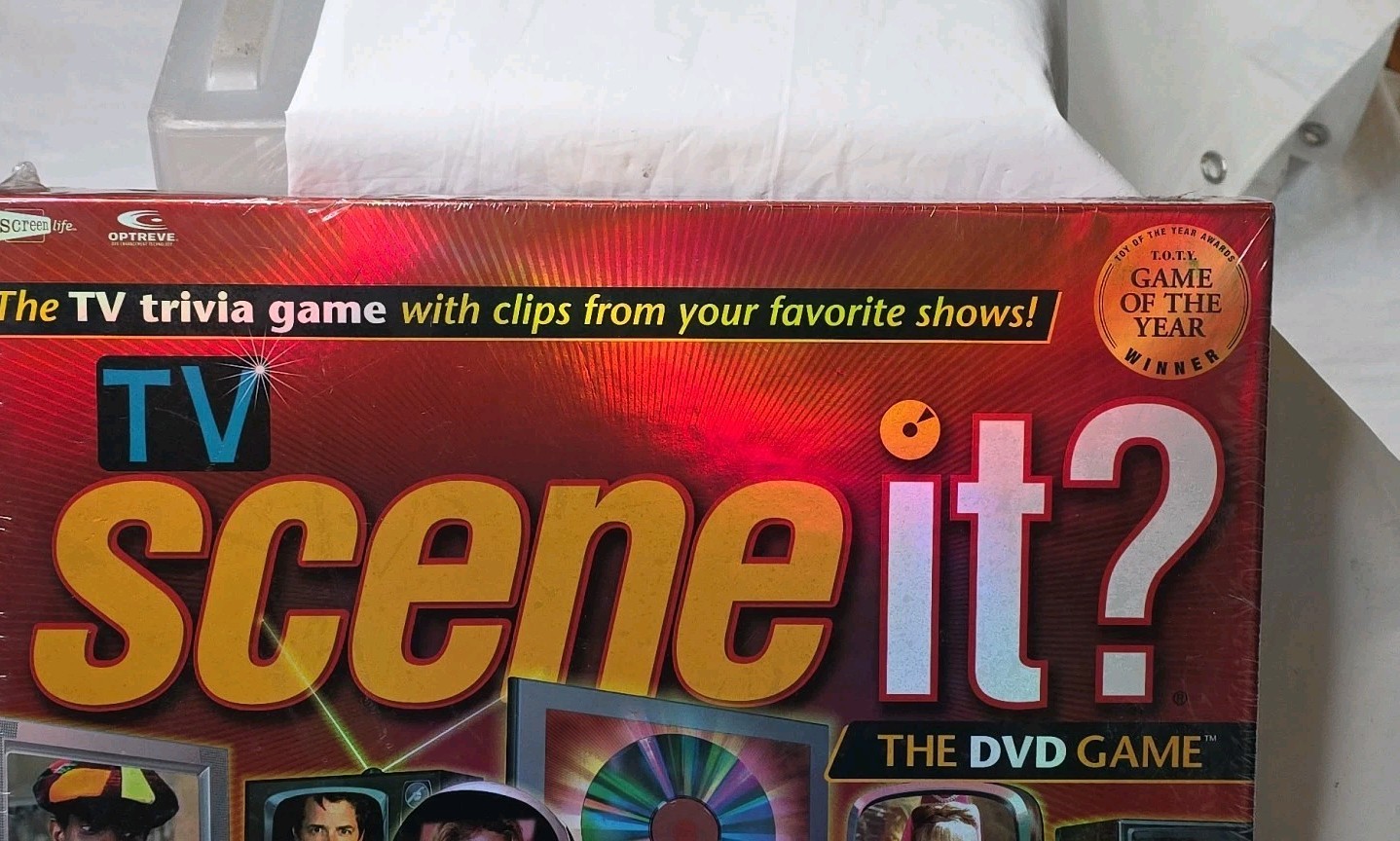 TV Scene It? DVD Game 2005 TV Trivia Board Game New Sealed
