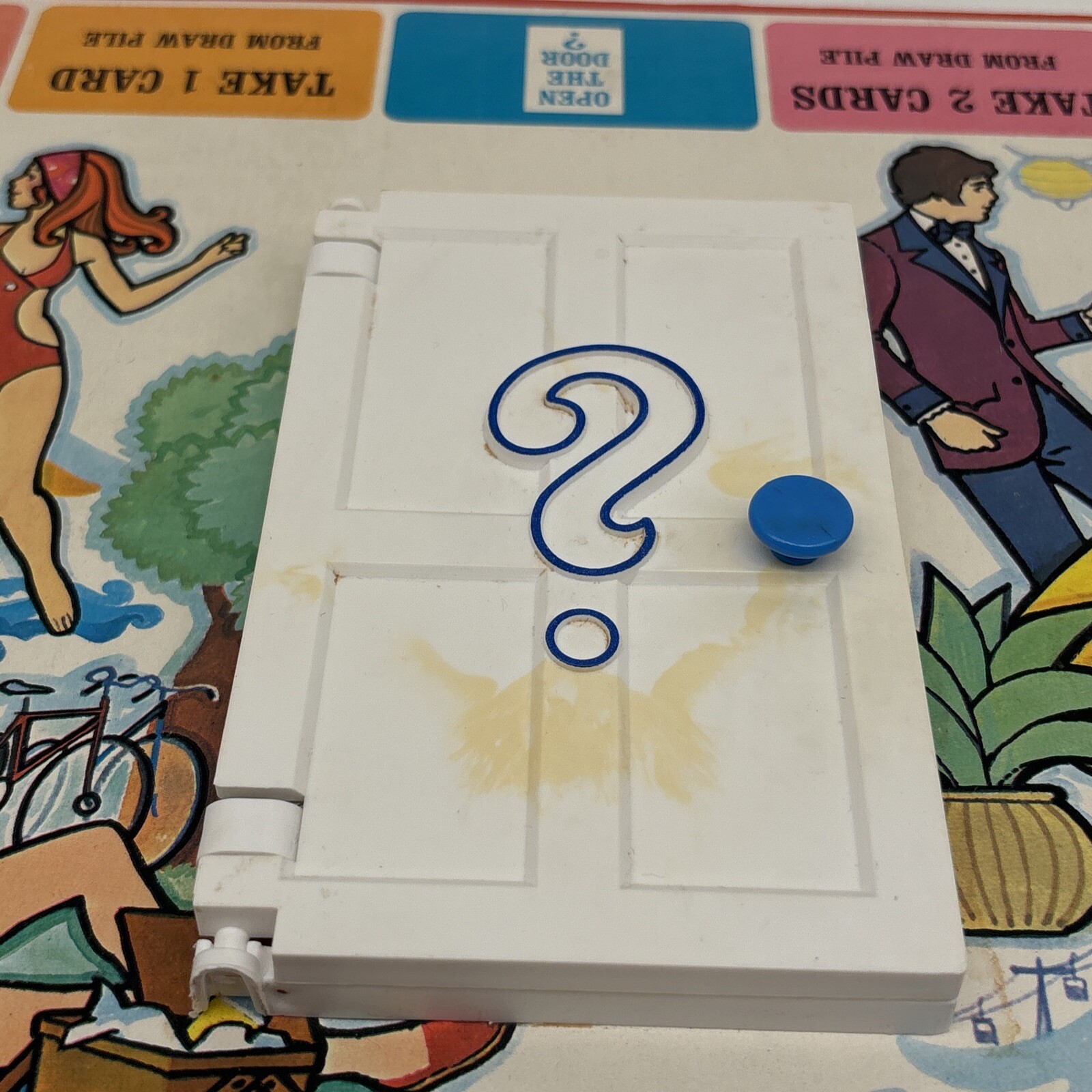 Vintage 1972 Milton Bradley Mystery Date Board Incomplete!