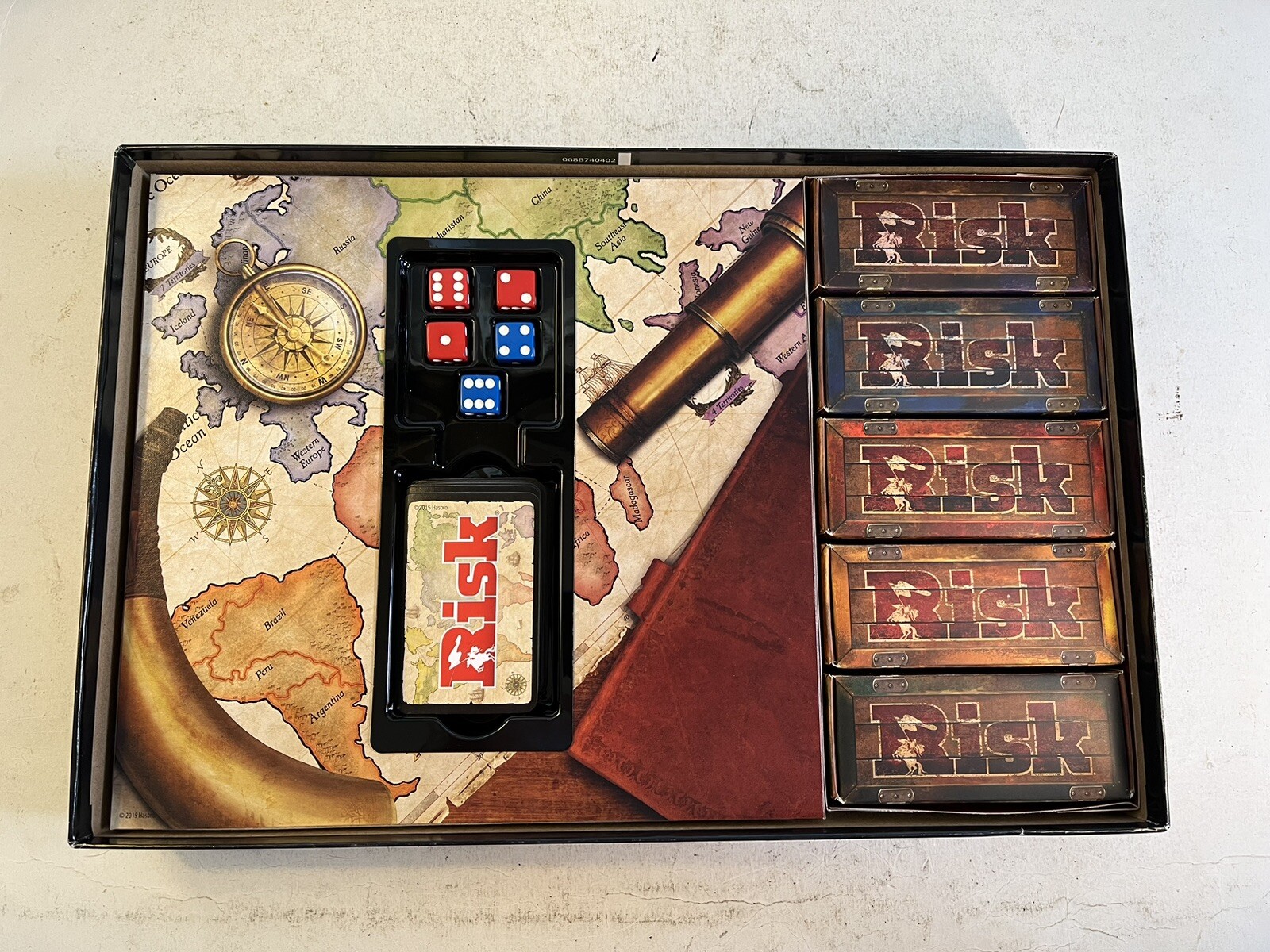 Risk Board Game Strategic Conquest Secret Missions Multiple Gameplay Complete