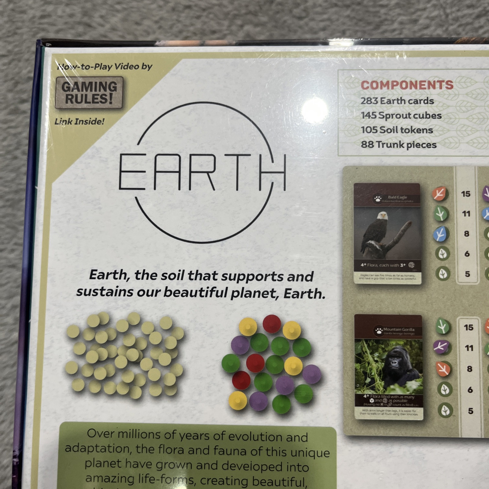 Earth Board Game – Inside Up Games 2023 – Solo Mode And Team Play