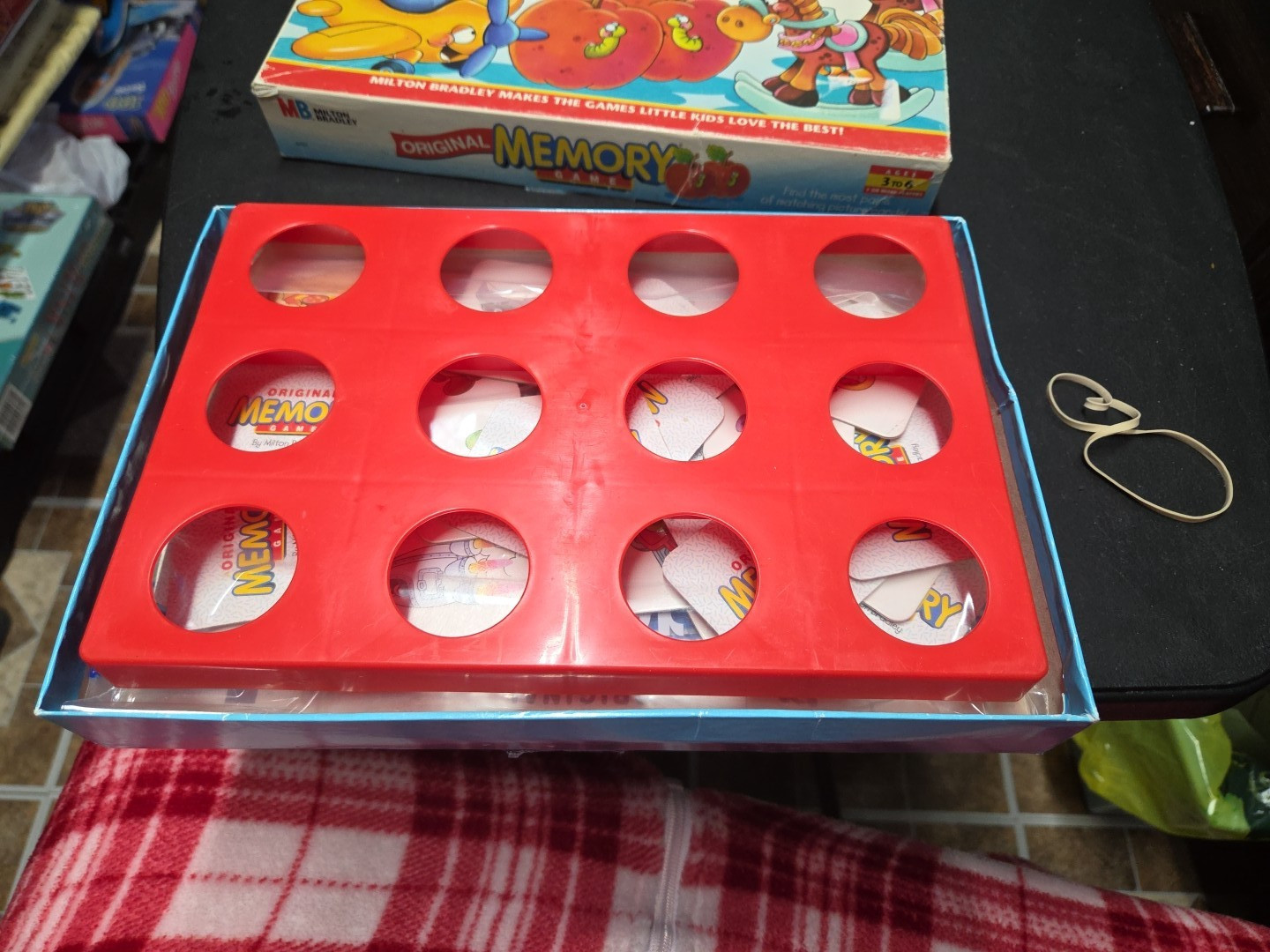 Vintage Original Memory Matching Game 1996 Milton Bradley Complete Ages 3-6