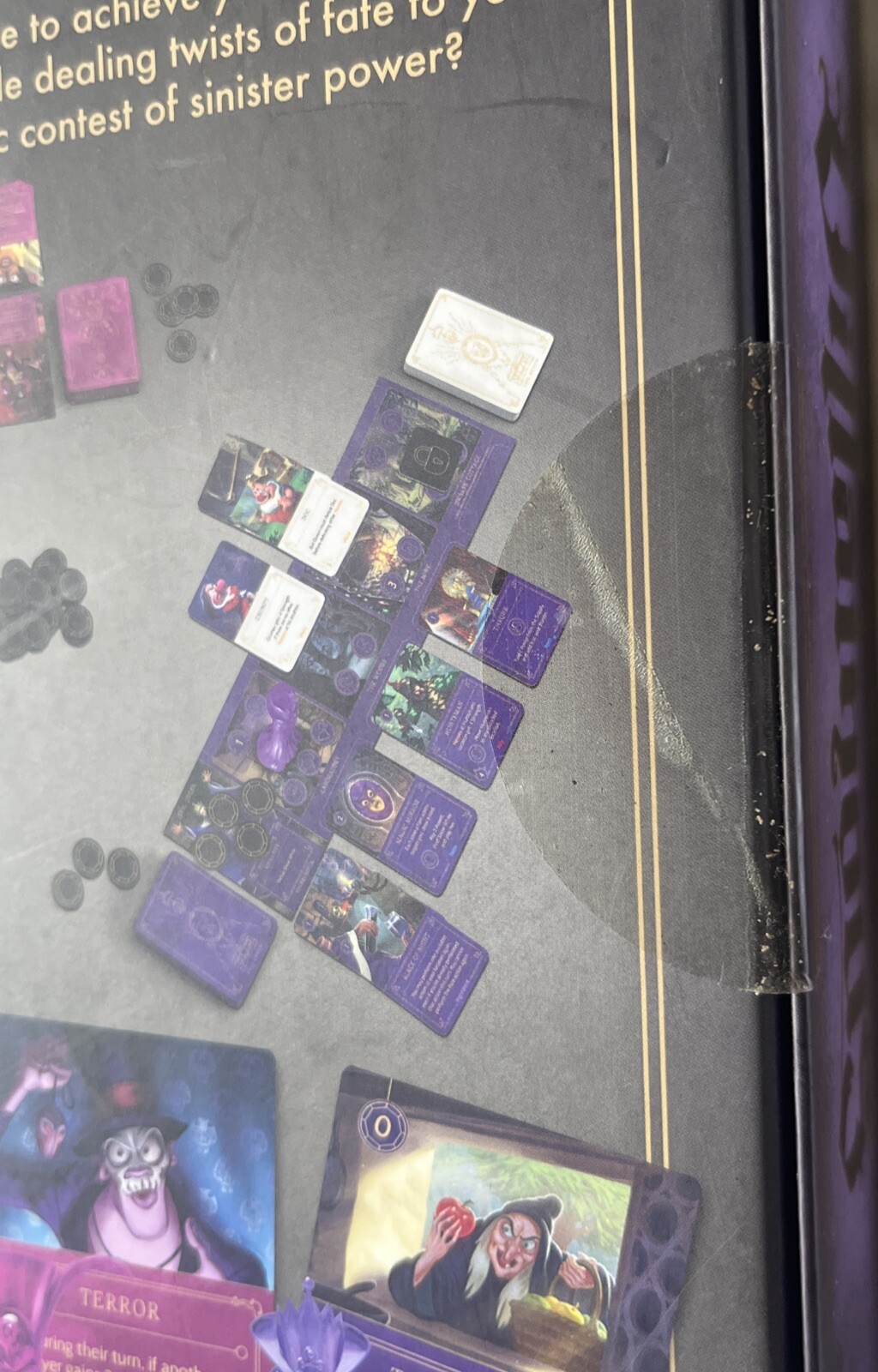 Disney Villainous -Wicked to the Core board game Hades, Dr. Facilier, Evil Queen