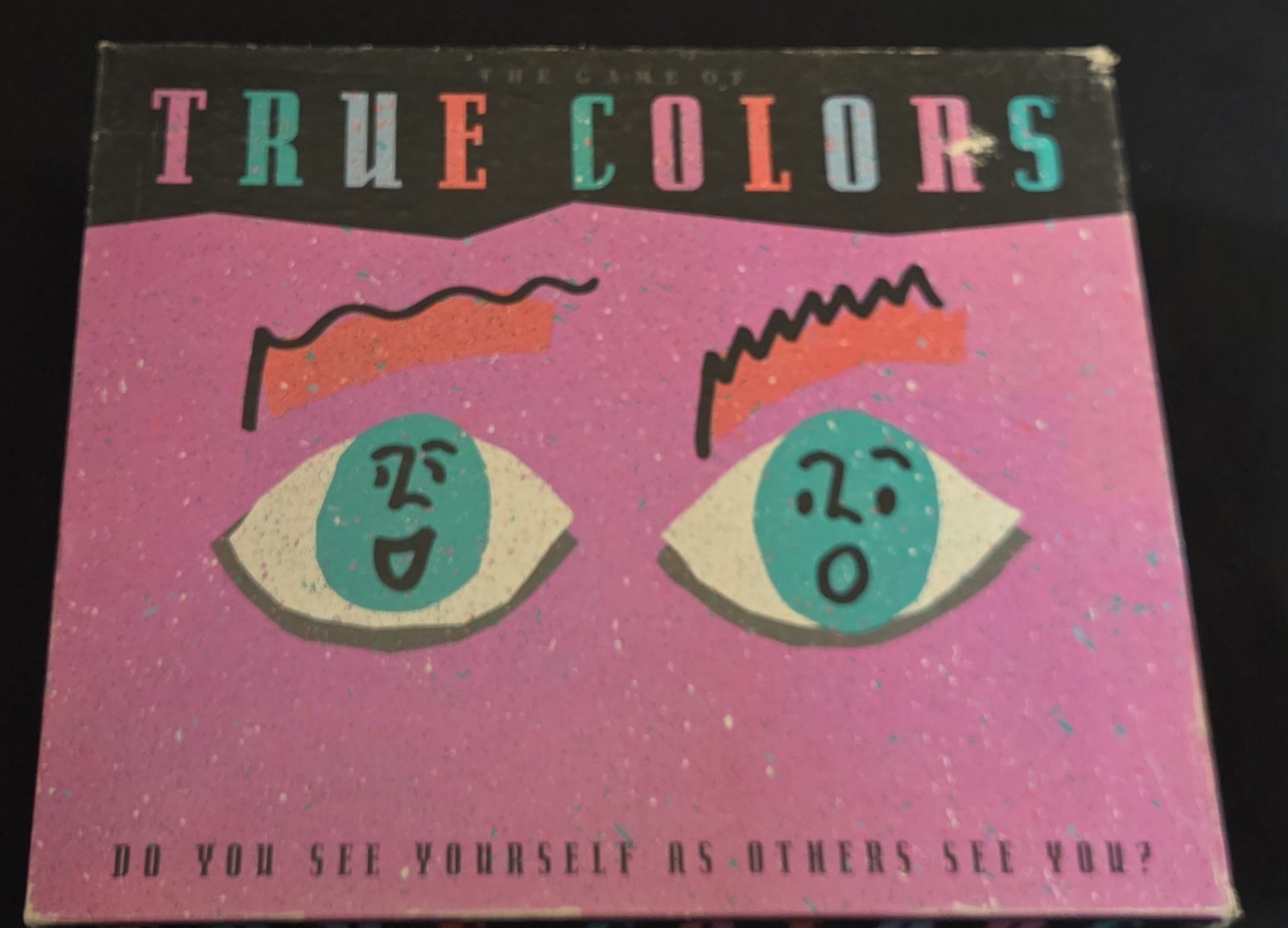 True Colors Board Game Vintage 1990 Milton Bradley 100% Complete Nearly Unplayed