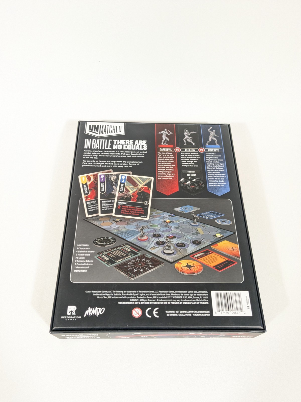 Box Only! Unmatched Marvel Hell’s Kitchen Box Only! + Insert Great Art!