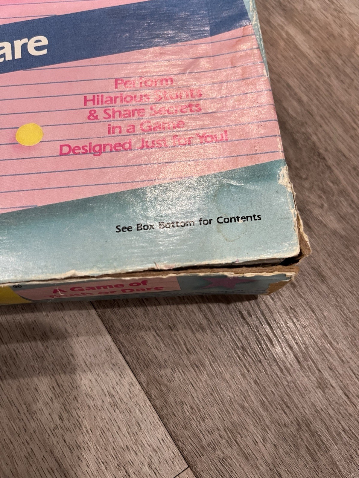 Vintage 1988 Girl Talk Board Game Golden