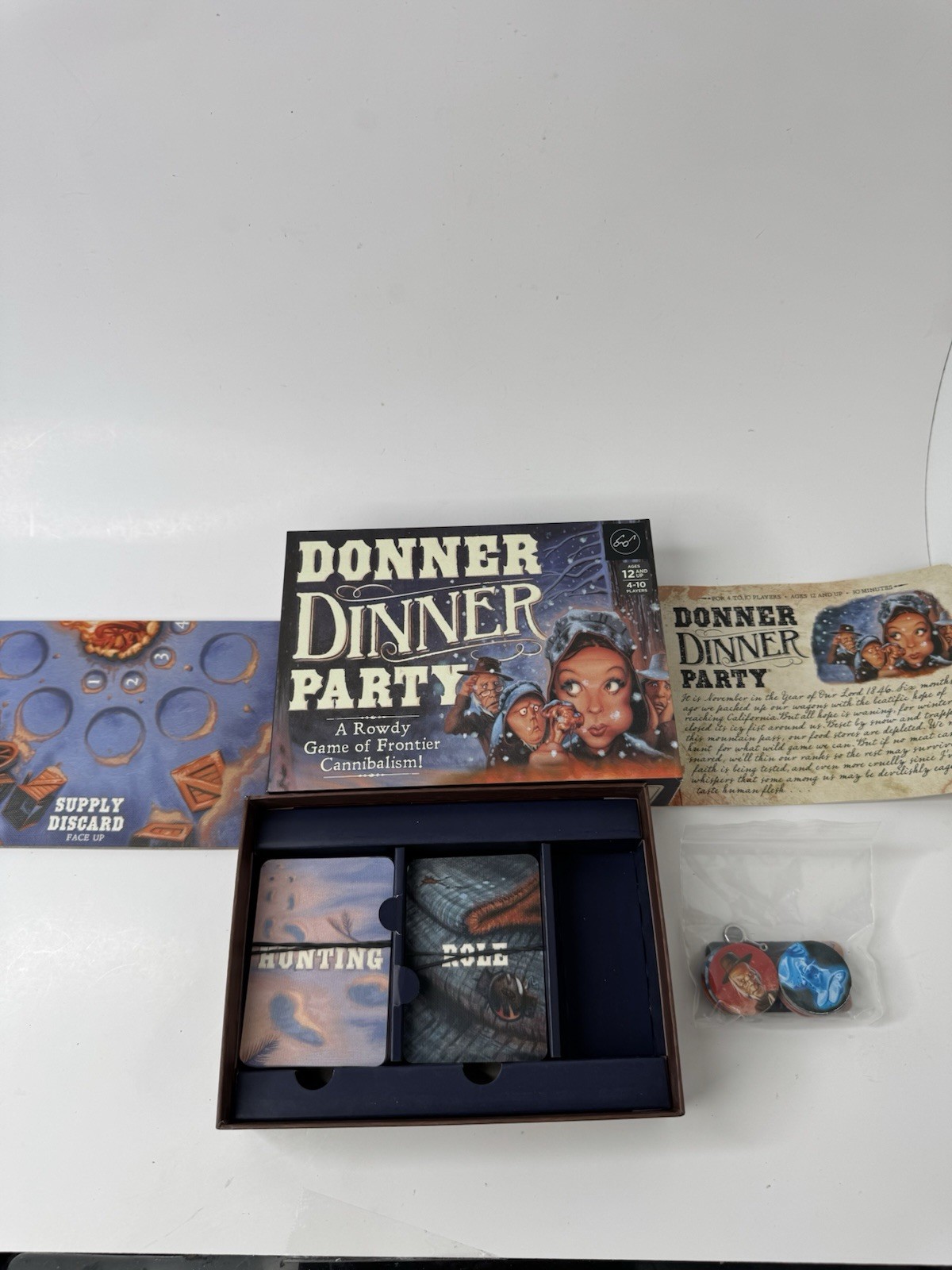 Donner Dinner Party Game A Rowdy Game Of Frontier Cannibalism