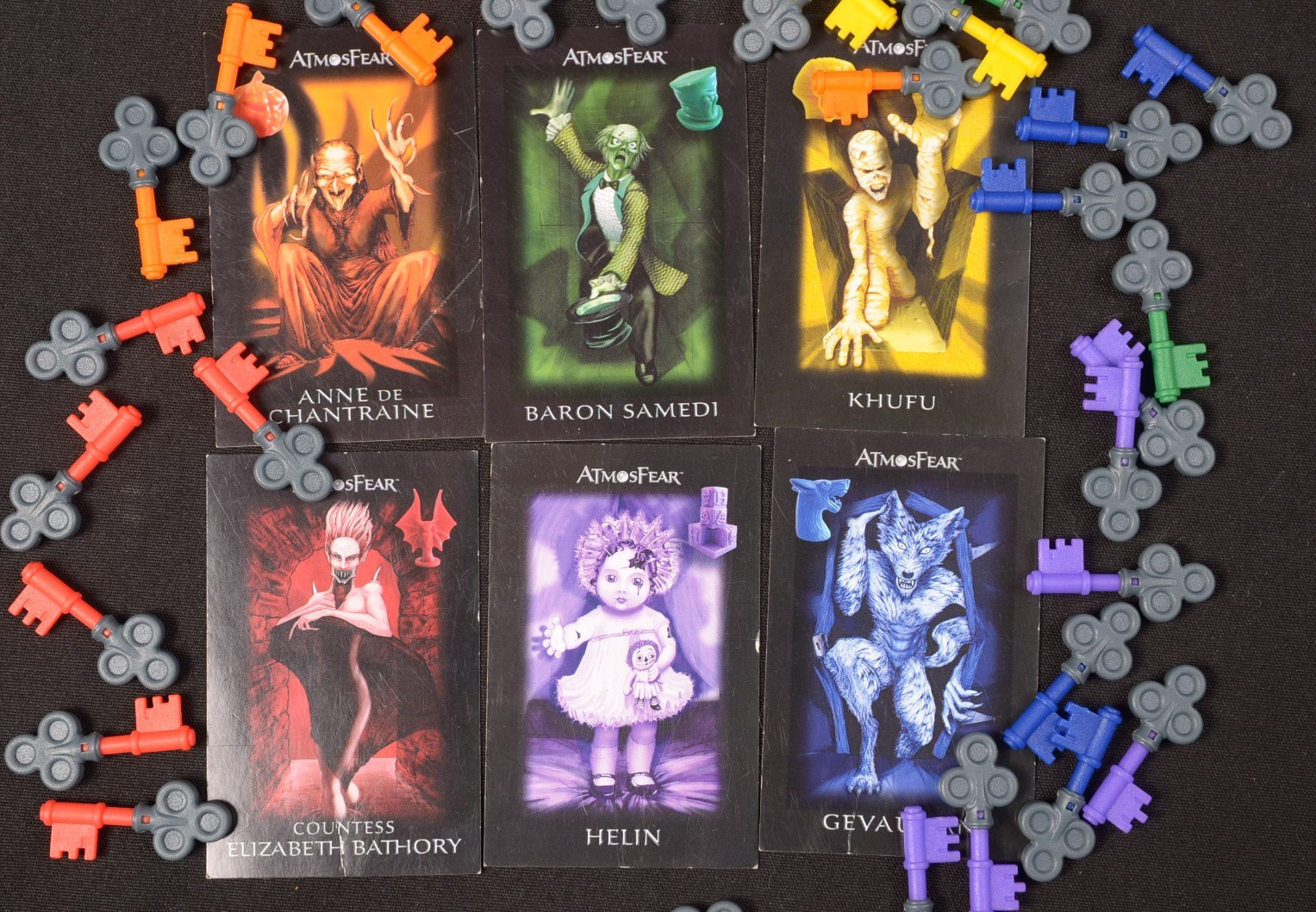 Pressman AtmosFear The Gatekeeper 2004 DVD Board Game 100% Complete