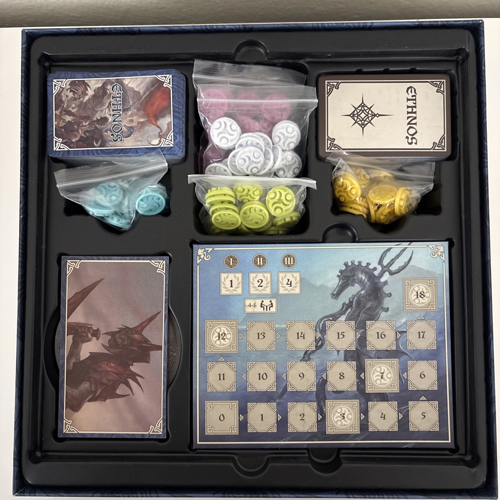 CMON Ethnos Board Game 1st First Edition Great Condition Complete