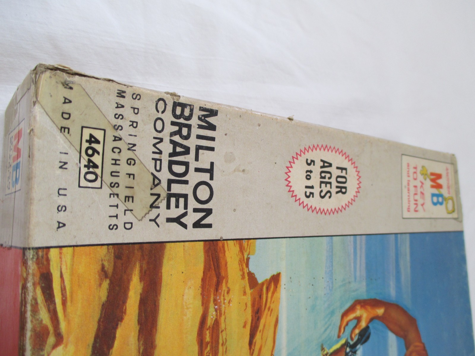Vtg. BRANDED Milton Bradley Board Game Vintage Western 1966 May be Incomplete.