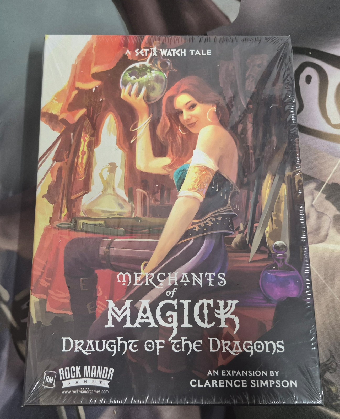 Set A Watch Board Game BUNDLE! Base Game+Merchants of Magic+Expansions
