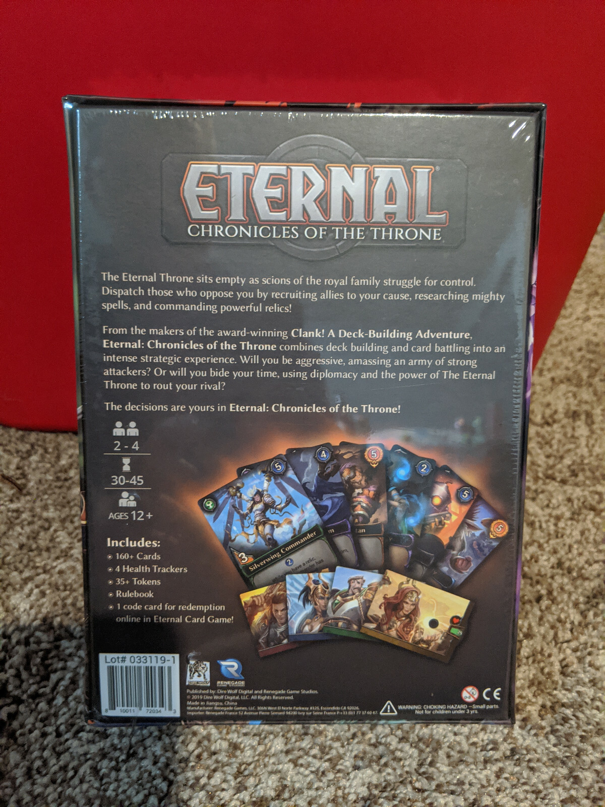 Renegade Eternal: Chronicles of the Throne, card game deck builder, ~ Dominion