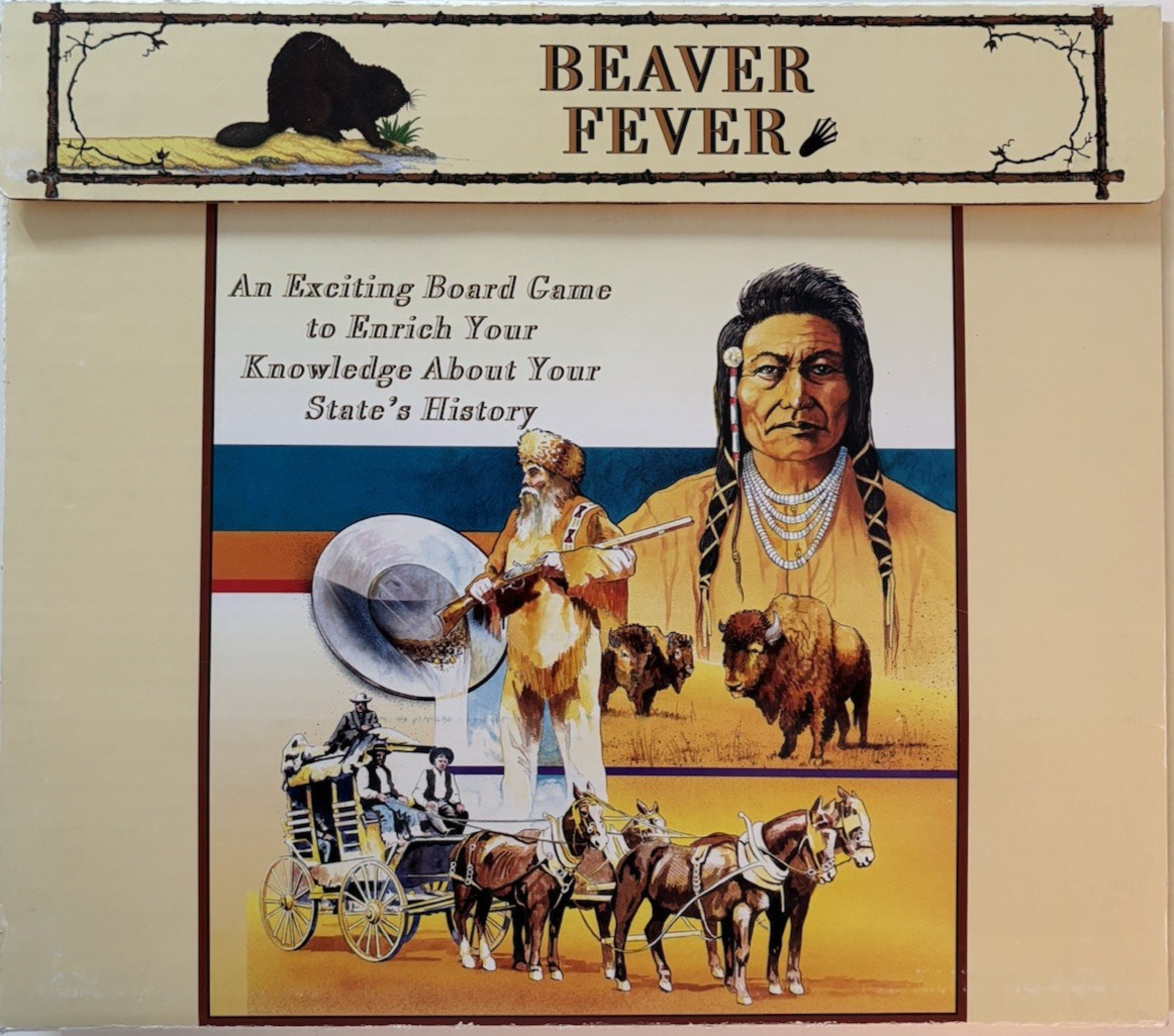BEAVER FEVER Educational Board Game by Sterling Ties Publications. 1997. VG!