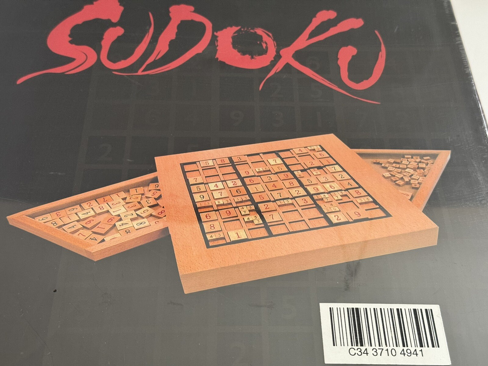 SUDOKU WOODEN GAME BOARD by Wood Expressions, Inc ~ NEW / SEALED Numbers Puzzle