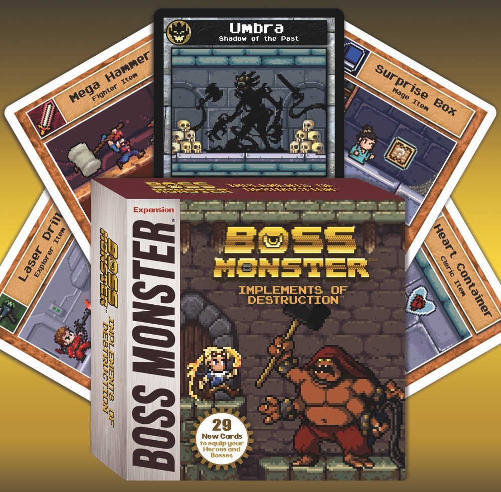 Boss Monster Implements Of Destruction Expansion Board Game Brotherwise Games