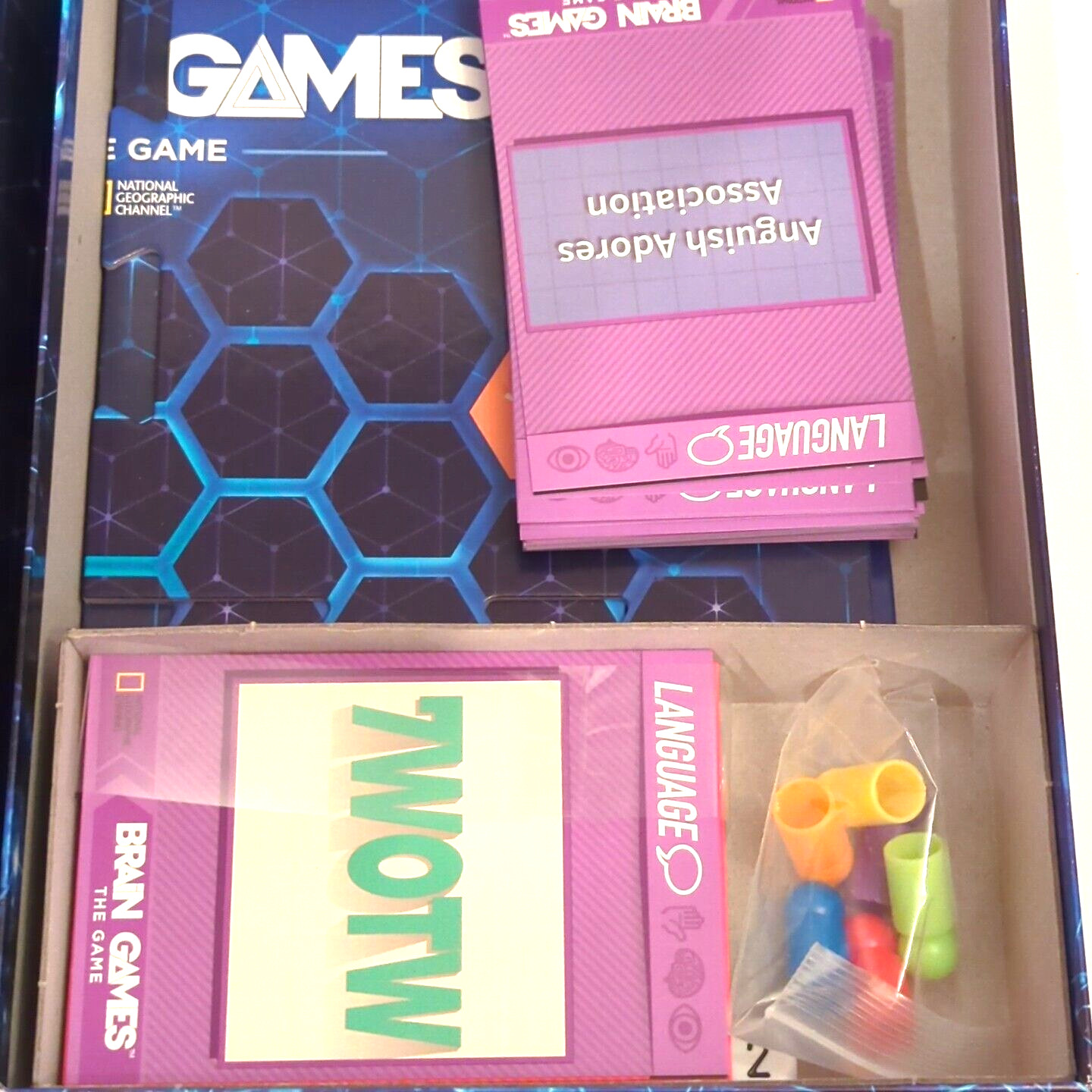 Brain Games. From The National Geographic Channel. Ages 14+ Complete Unpunched