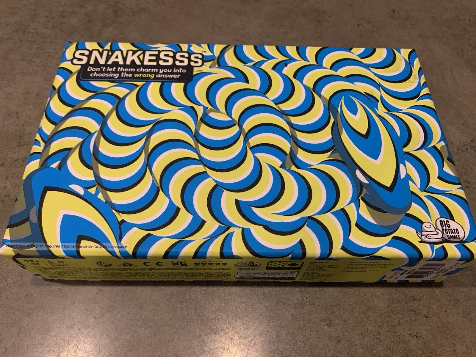 Snakesss by Big Potato Games Party Family Trivia Game Ages 12+, 4 – 8 Players