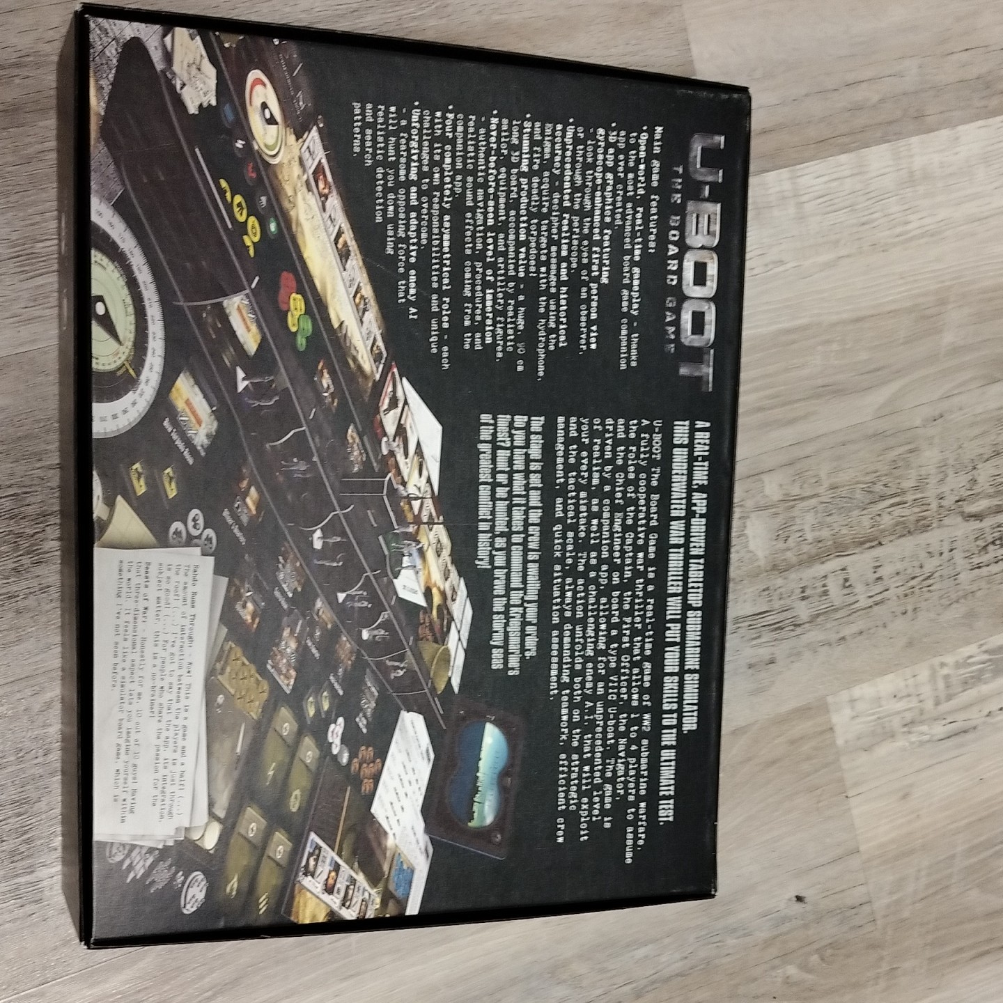 Phalanx U-BOOT: The Board Game App-Driven War Board Game Solo 1 Player 14+
