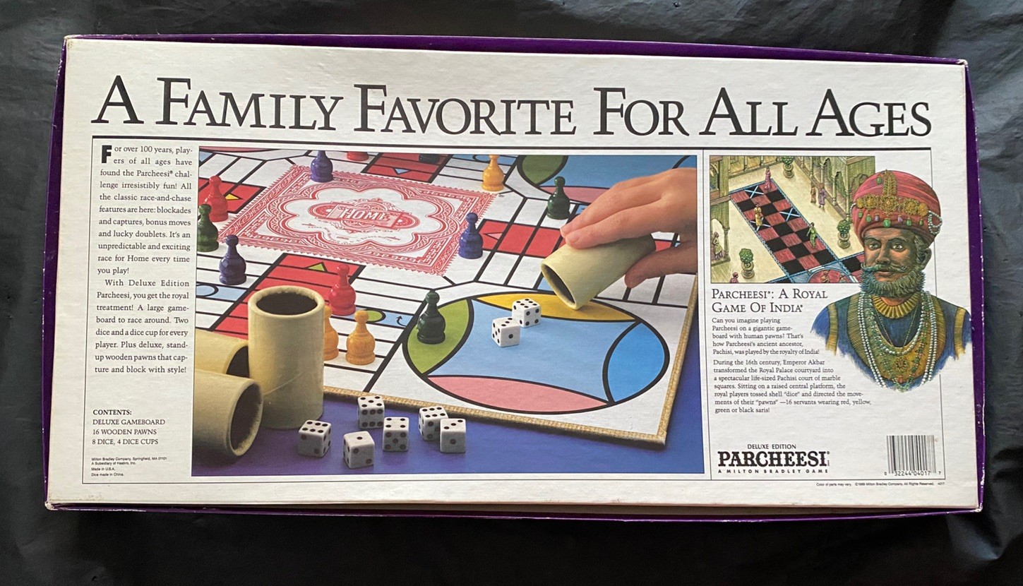 Parcheesi | Deluxe Edition | 1989 Board Game | Ships in Poly Mailer