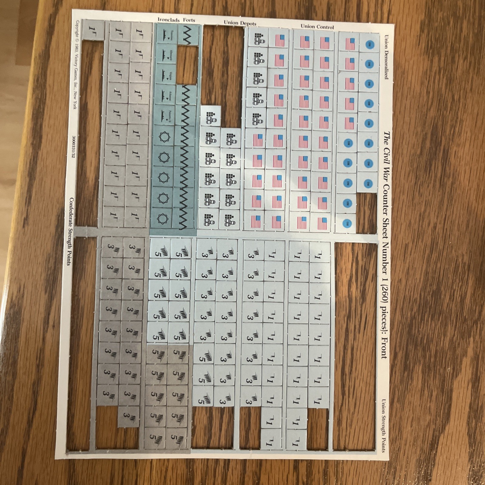 The Civil War Game 1861-1865 Used