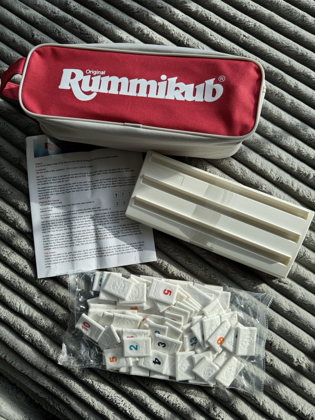 Rummikub On The Go: The Complete Original Game in A Durable Canvas Storage Case