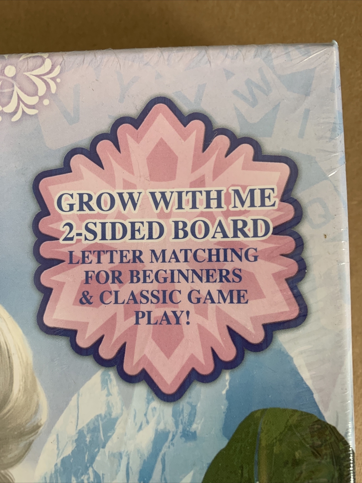 NEW Disney Frozen Scrabble Board Game Letter Matching Crossword Elsa Anna SEALED