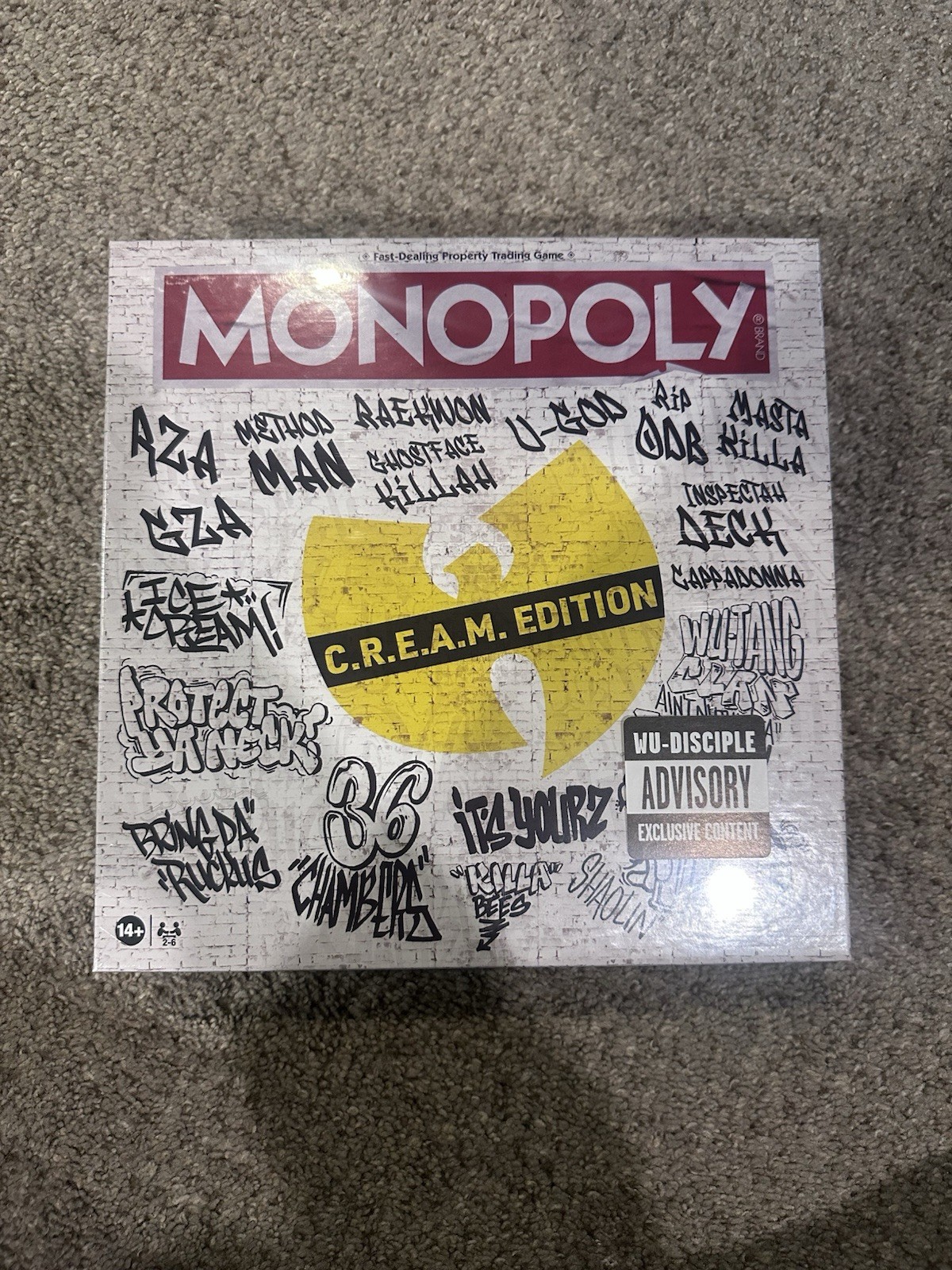 Wu-Tang Monopoly Board Game Sealed