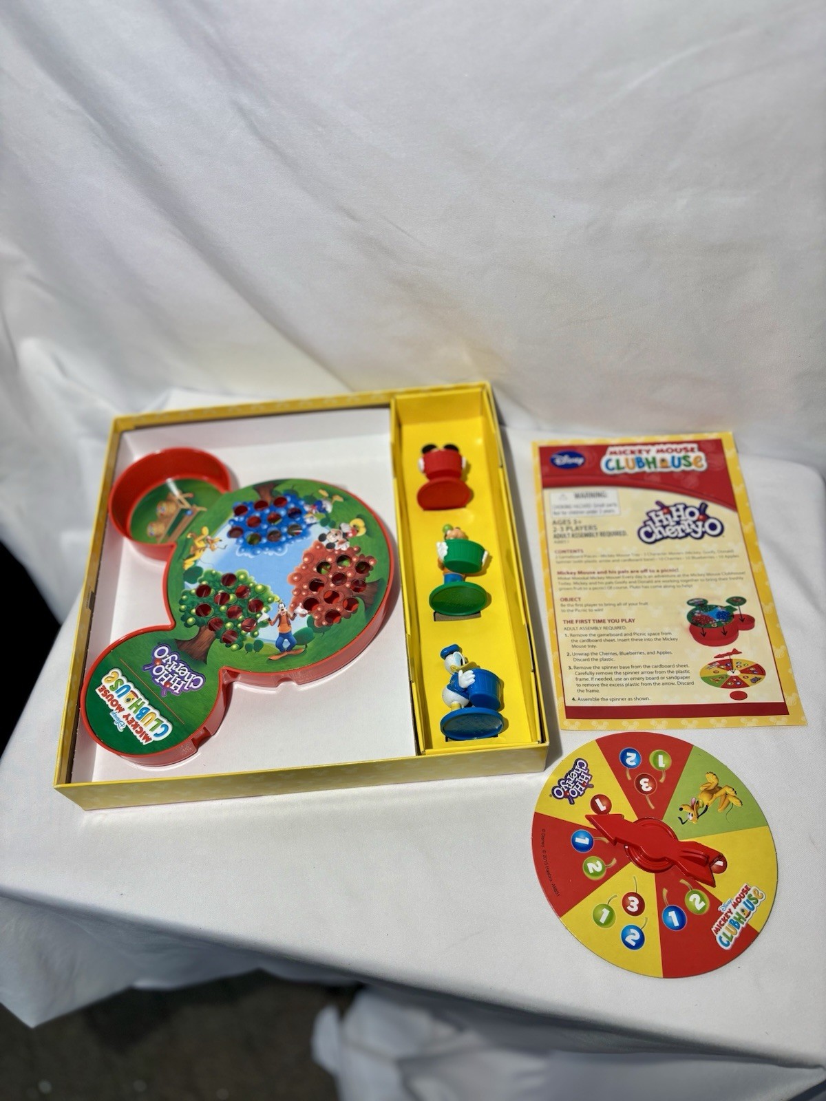 Mickey Mouse Clubhouse Hi Ho Cherry-O Game Ages 3+ Hasbro