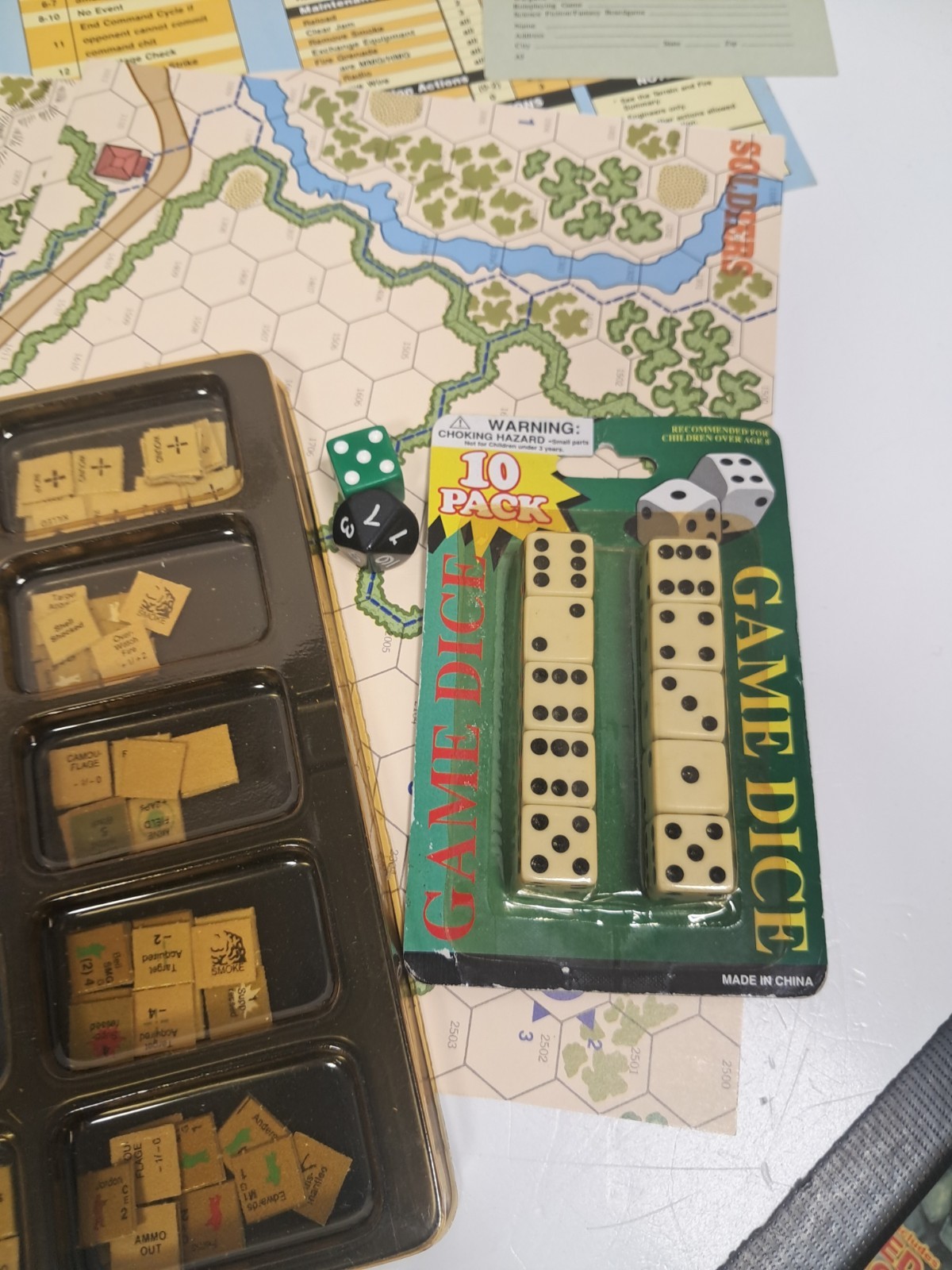West End Games – SOLDIERS: MAN TO MAN COMBAT IN WWII – Used – With Box – 1987