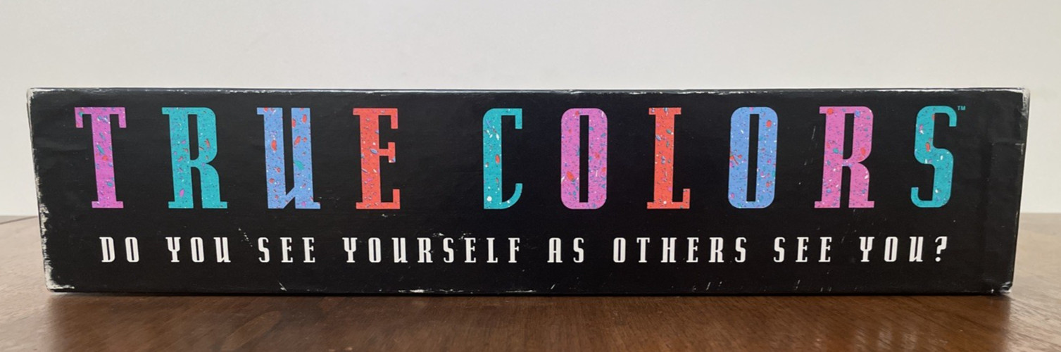 Vintage New 1990 True Colors Board Game Milton Bradley Sealed Hasbro