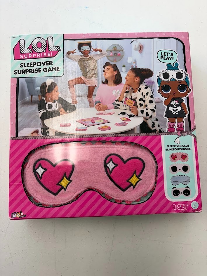 LOL Surprise Sleepover Surprise Pink Complete Game Ages 6+ 2-4 Players MGA NEW