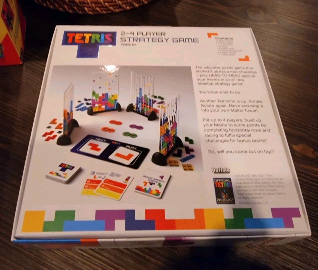 TETRIS Head To Head Strategy Board Game 2-4 Players. New In Box.