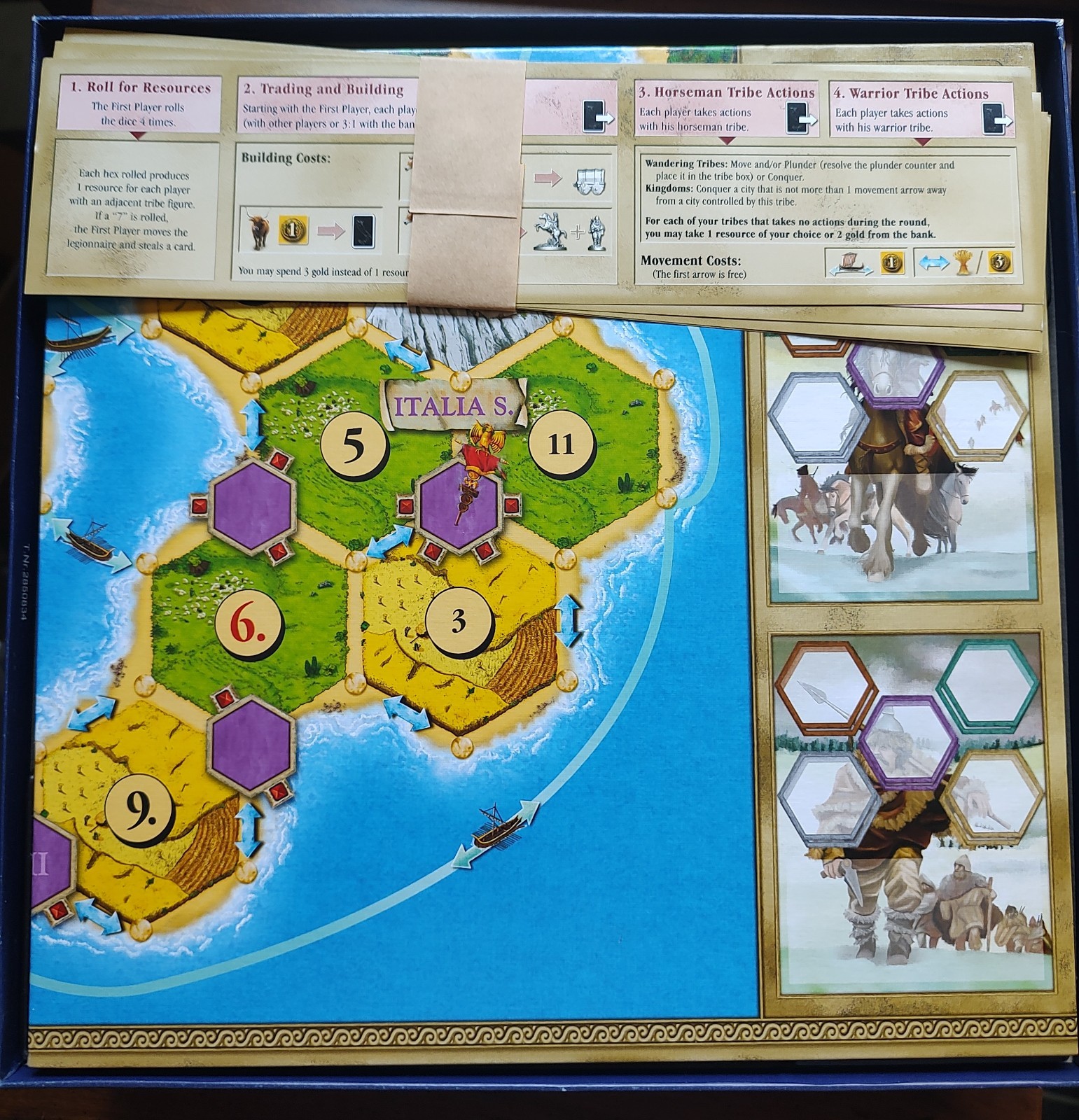 Catan Histories: Struggle for Rome Board Game (Mayfair Games) – 100% Complete