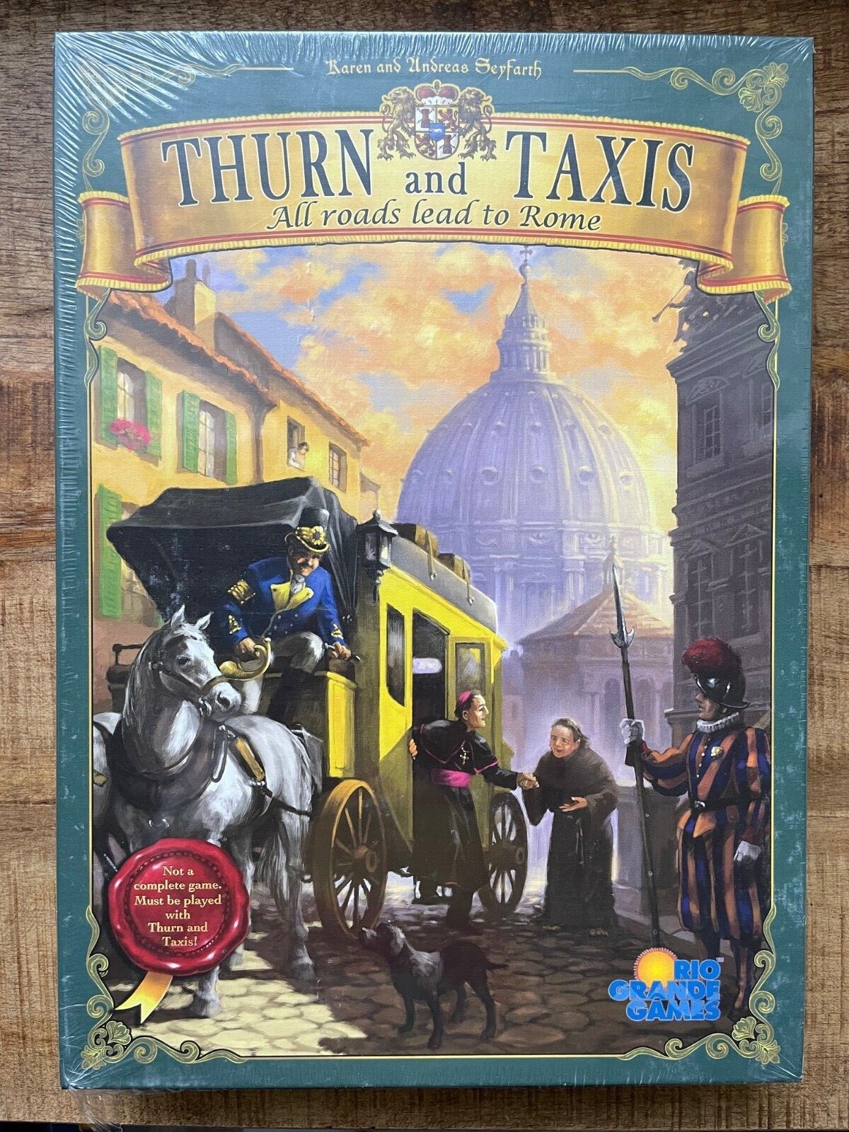 Thurn and Taxis All Roads Lead to Rome & Power and Glory board game expansions