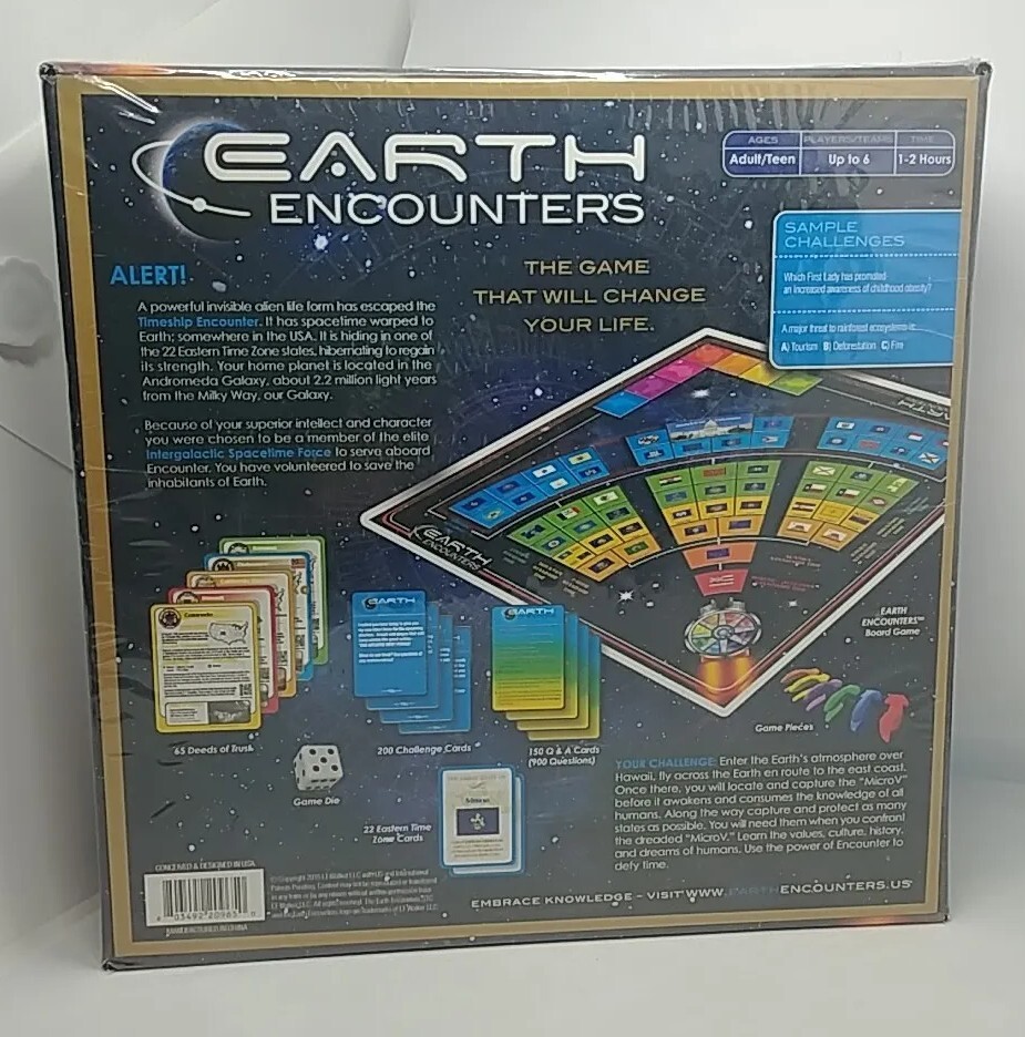 NEW SEALED Earth Encounters Game Save the Earth Adult & Teen Edition 2015 (GSHF3